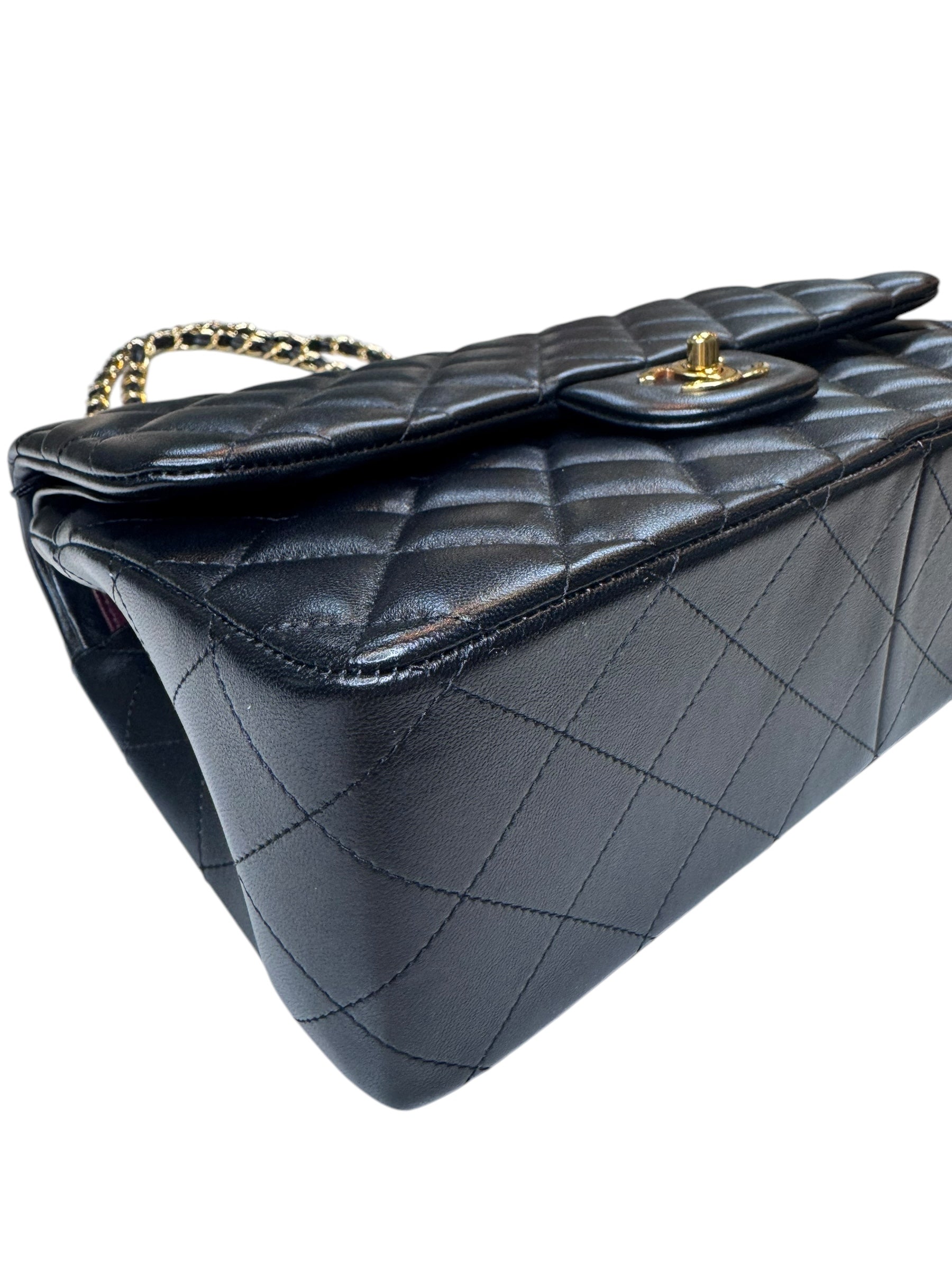 Chanel Lambskin Classic Jumbo Double Flap