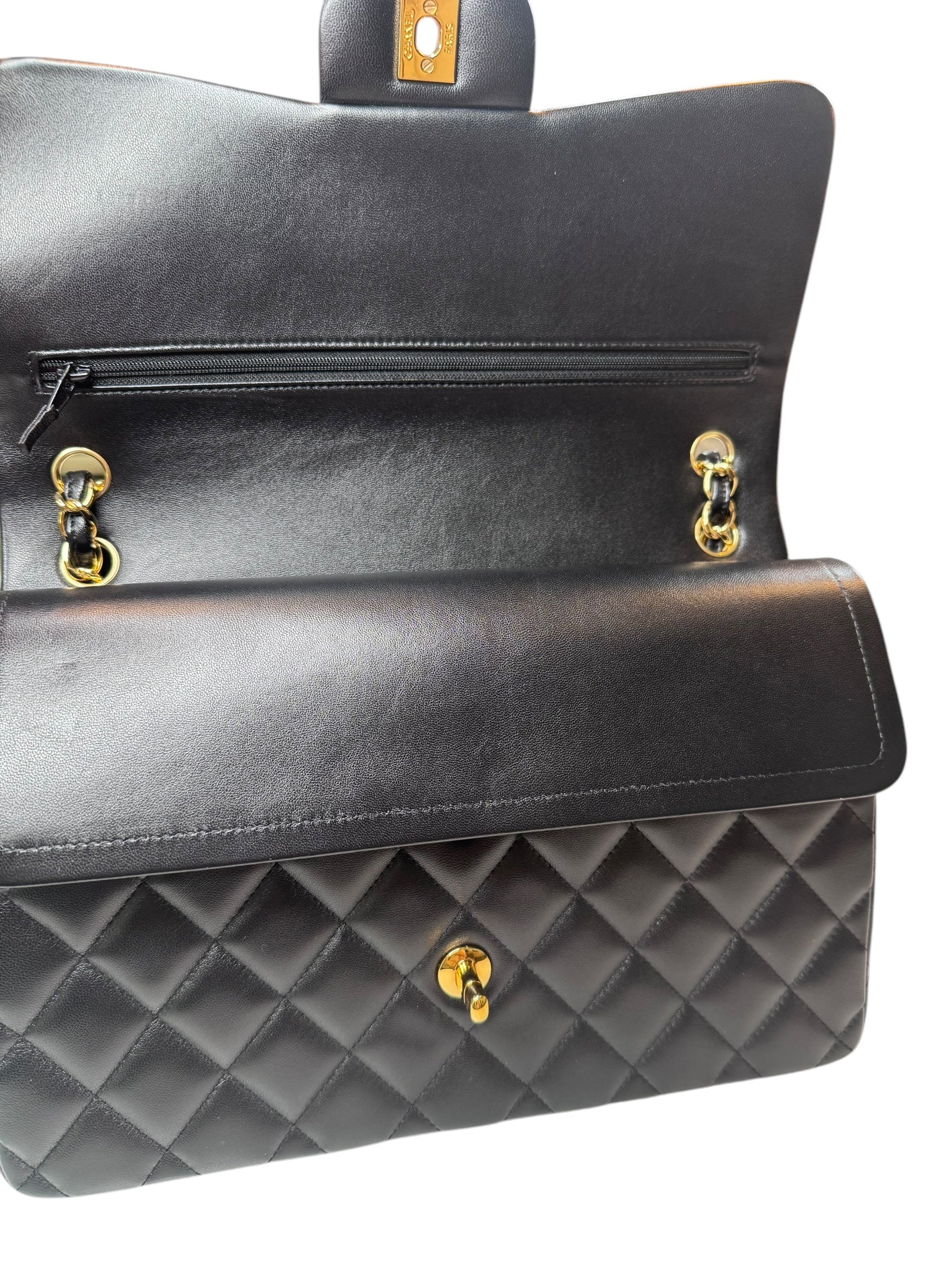 Chanel Lambskin Classic Jumbo Double Flap