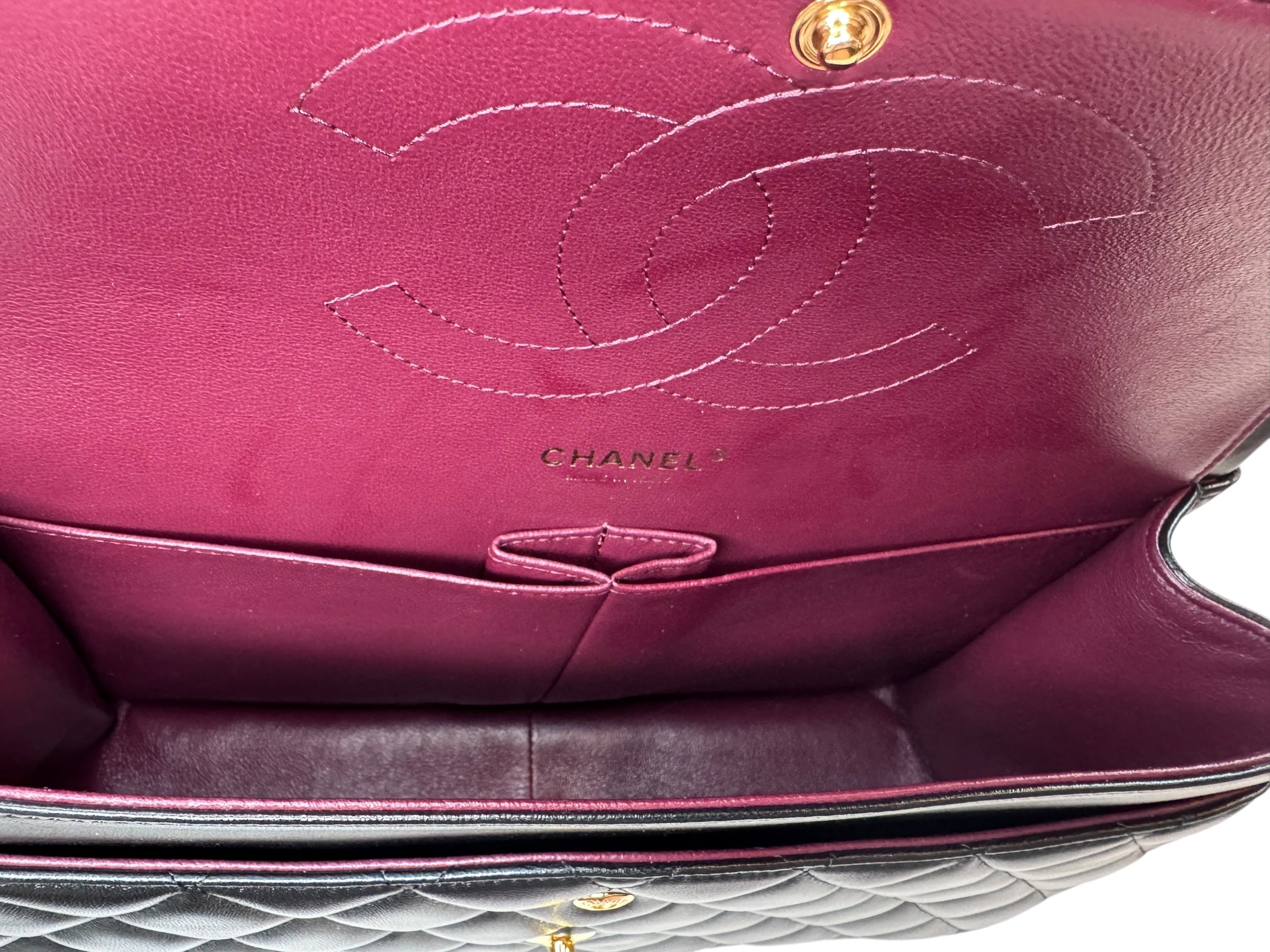 Chanel Lambskin Classic Jumbo Double Flap