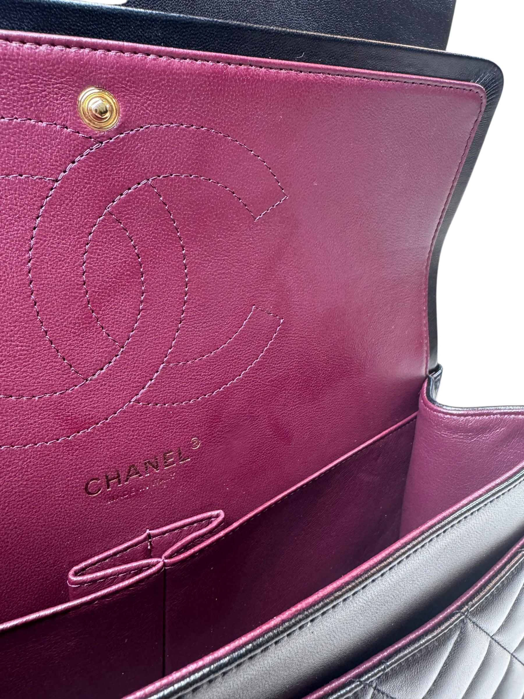 Chanel Lambskin Classic Jumbo Double Flap