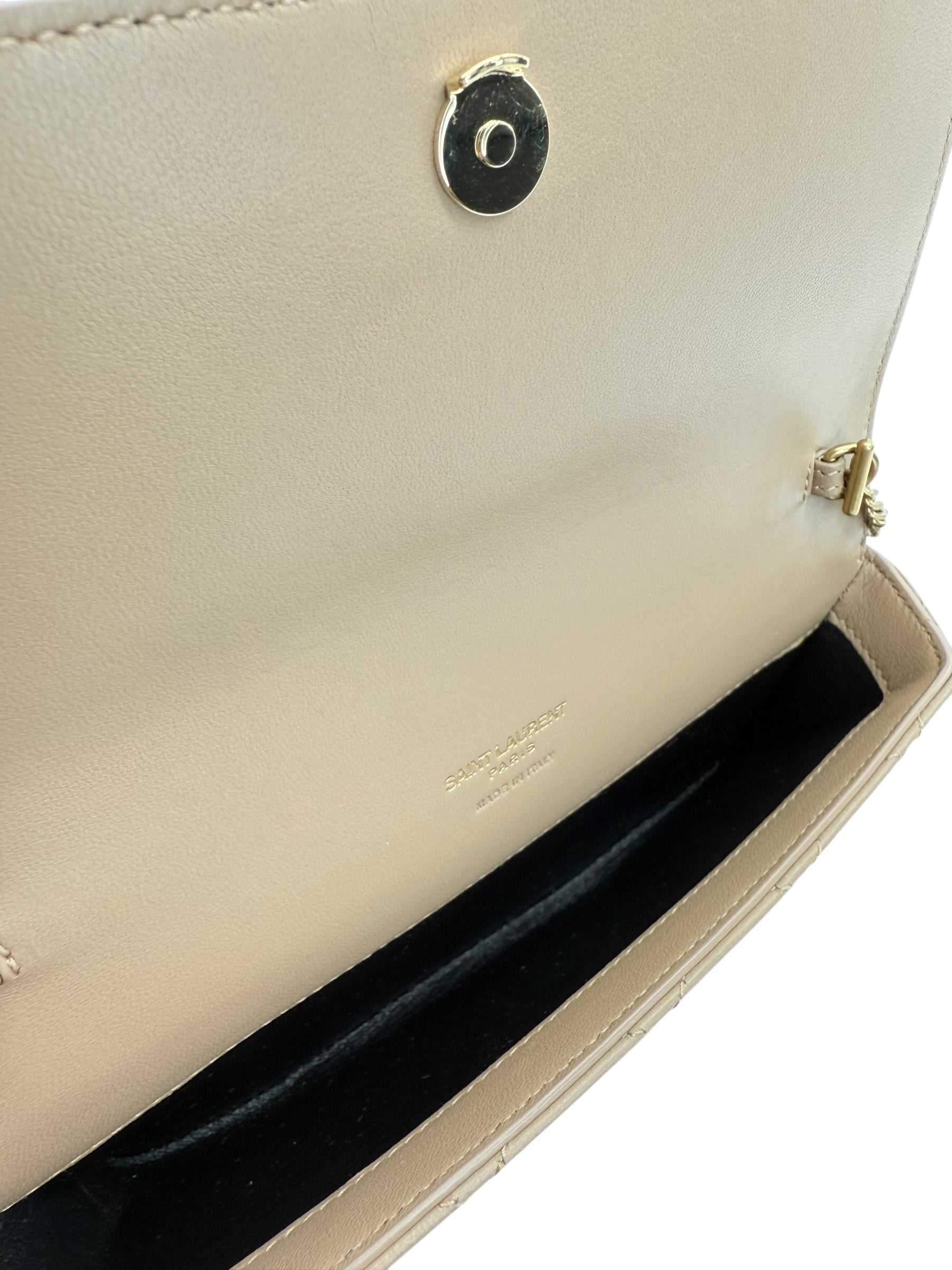 Saint Laurent Gaby Quilted Phone Holder