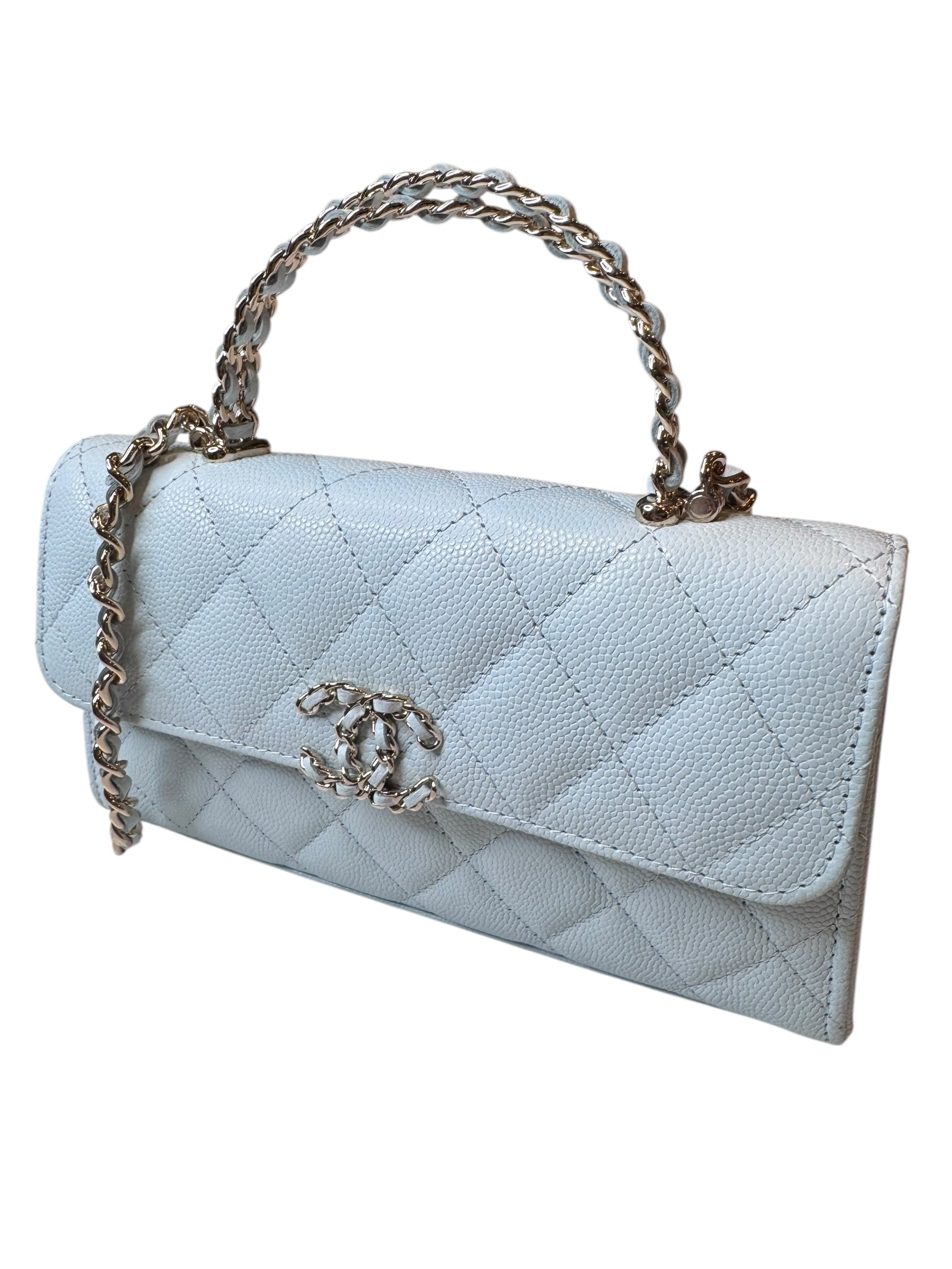 Chanel Phone Holder With Chain