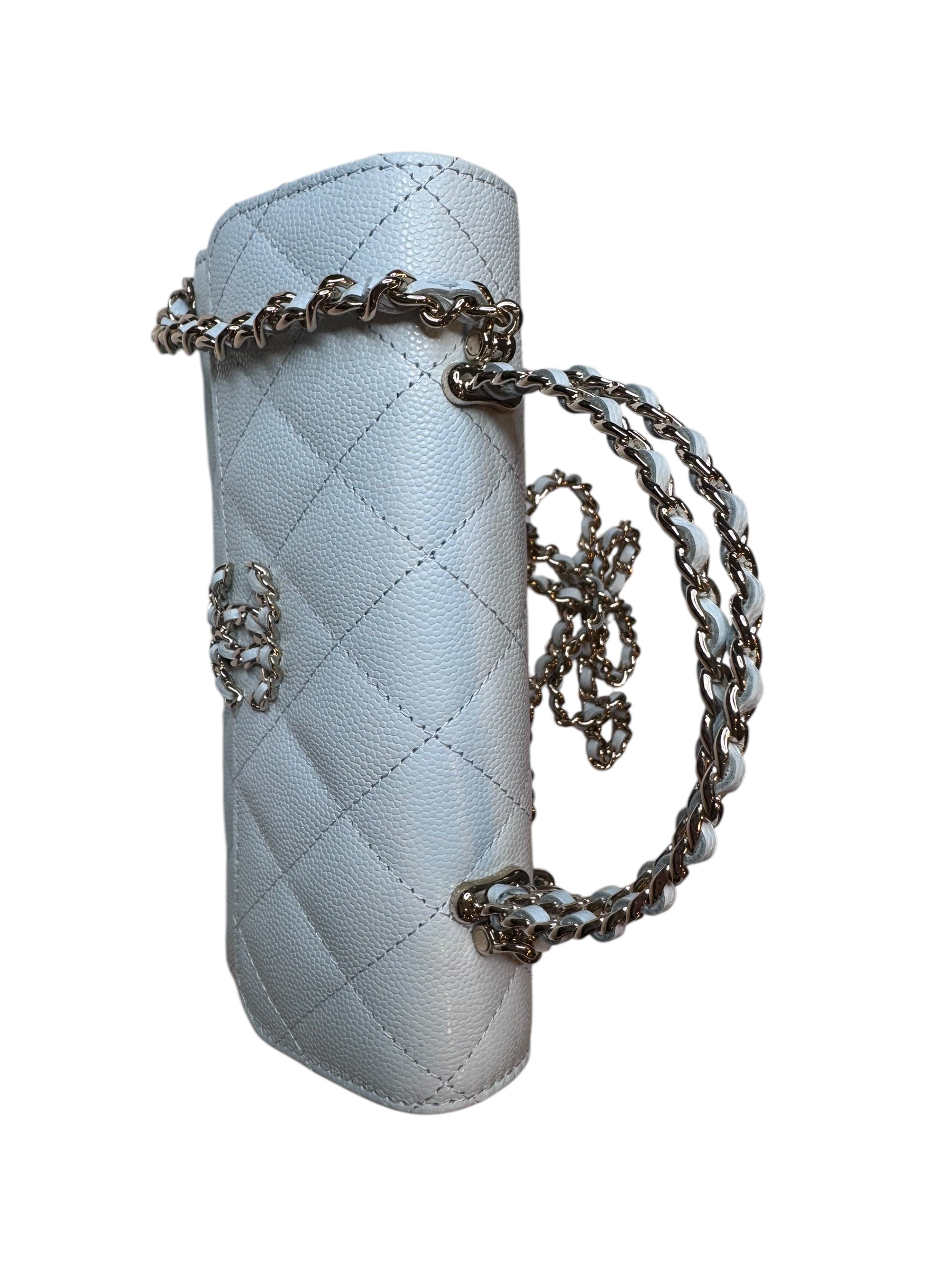 Chanel Phone Holder With Chain