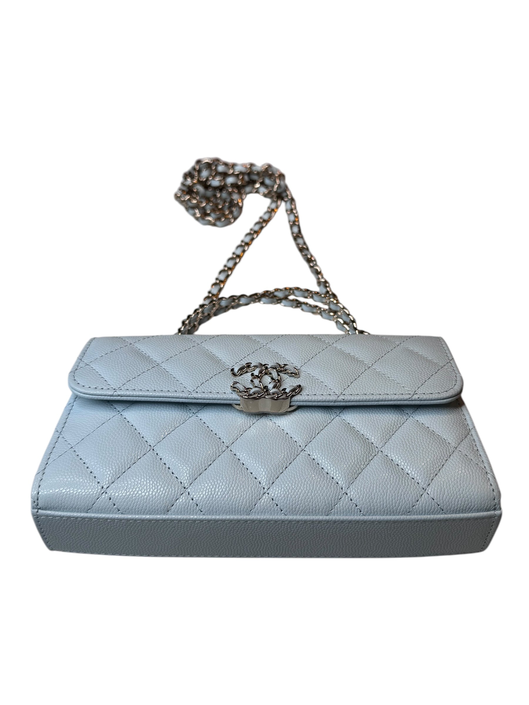 Chanel Phone Holder With Chain