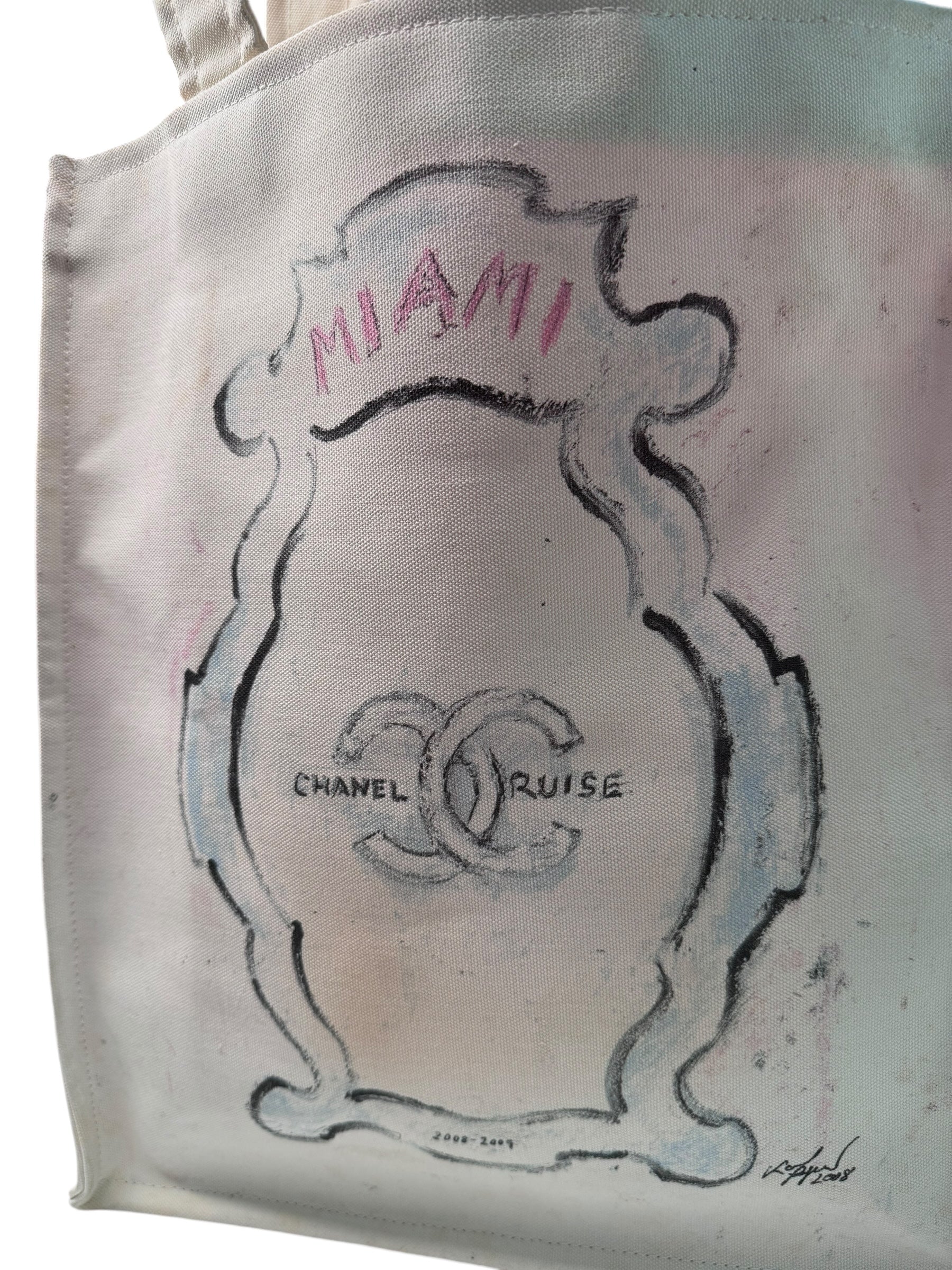 Chanel Canvas 2008-2009 Cruise Collection Tote