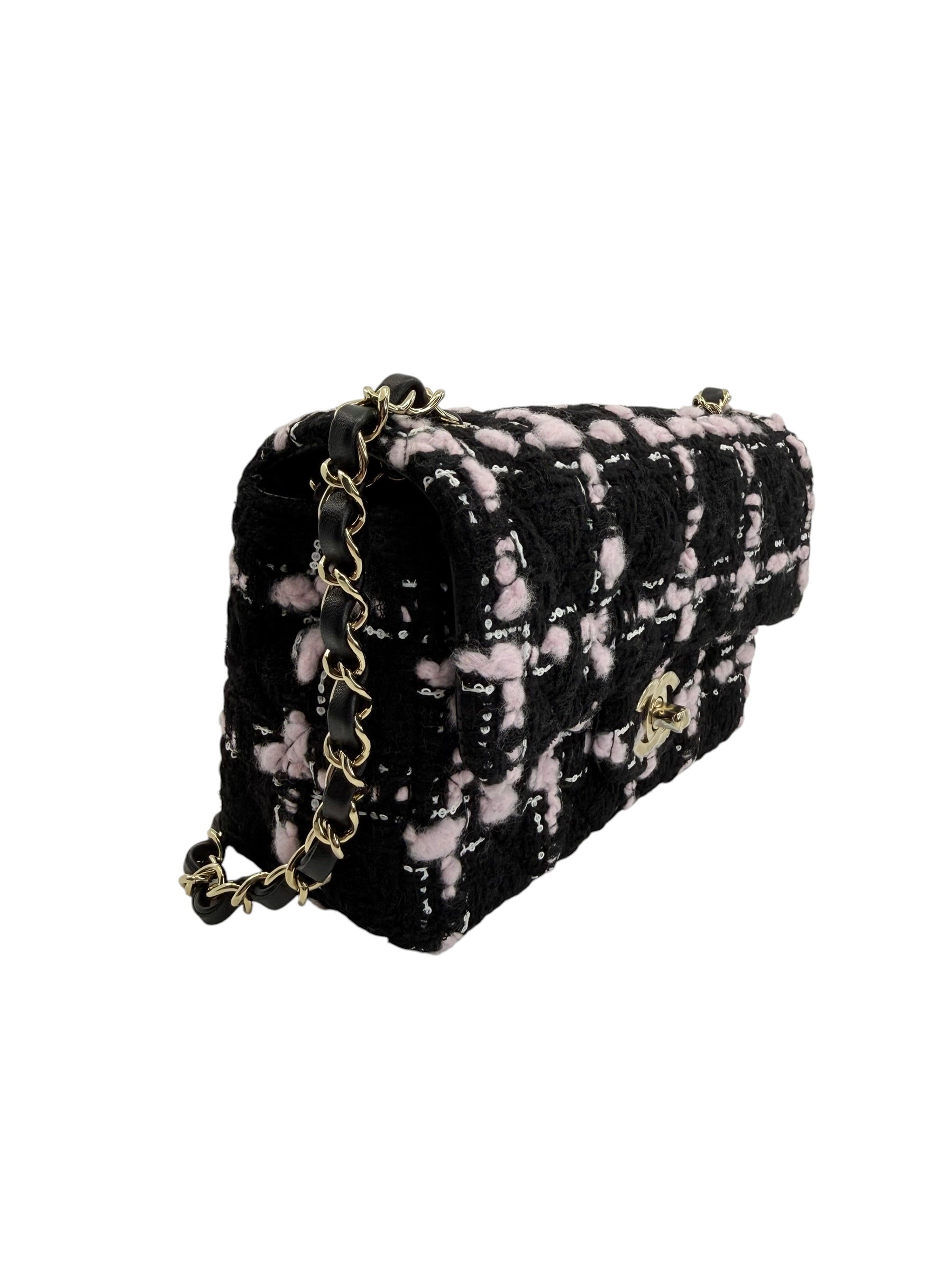 Chanel Tweed Mini Rectangular Flap