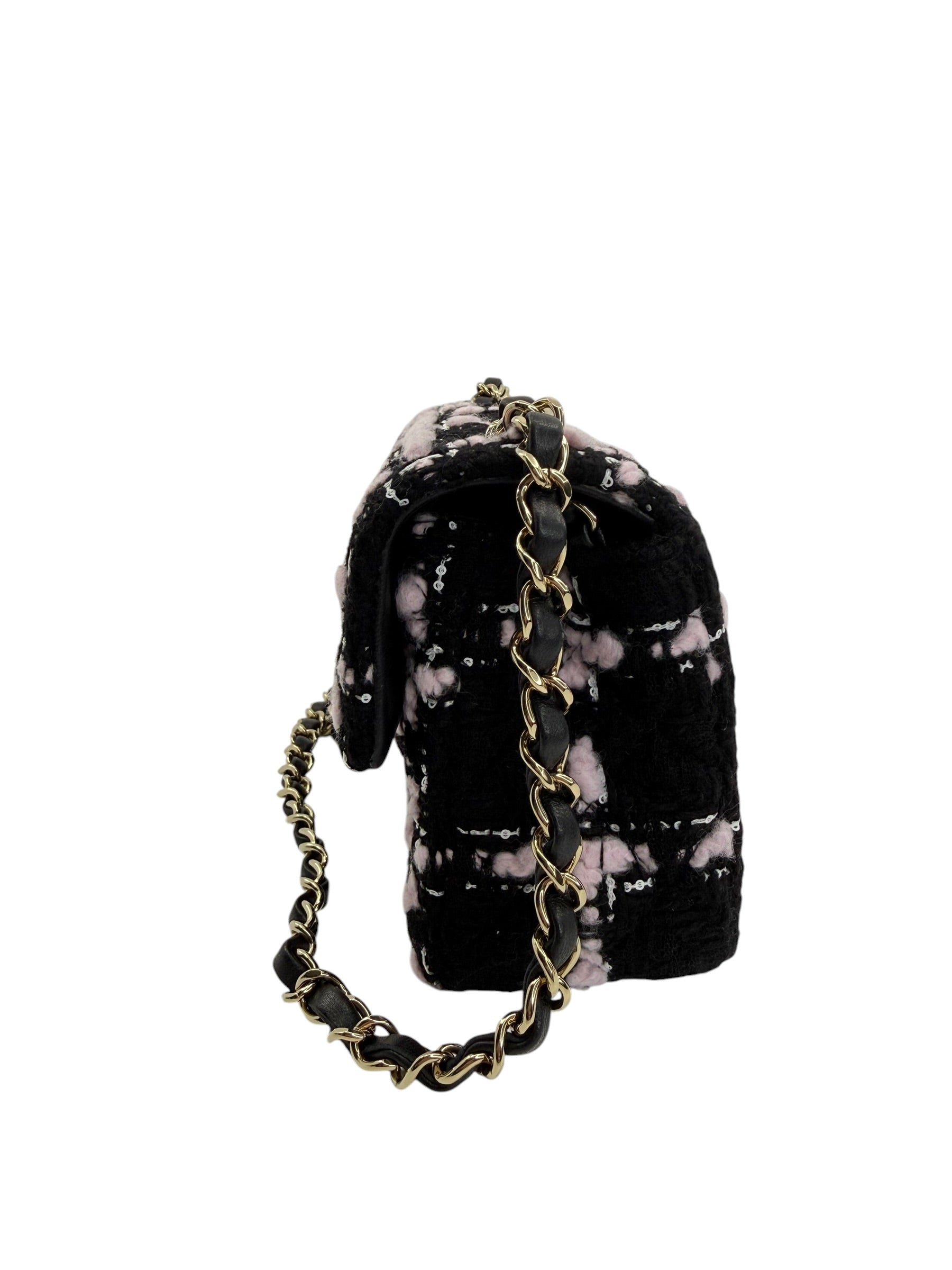 Chanel Tweed Mini Rectangular Flap