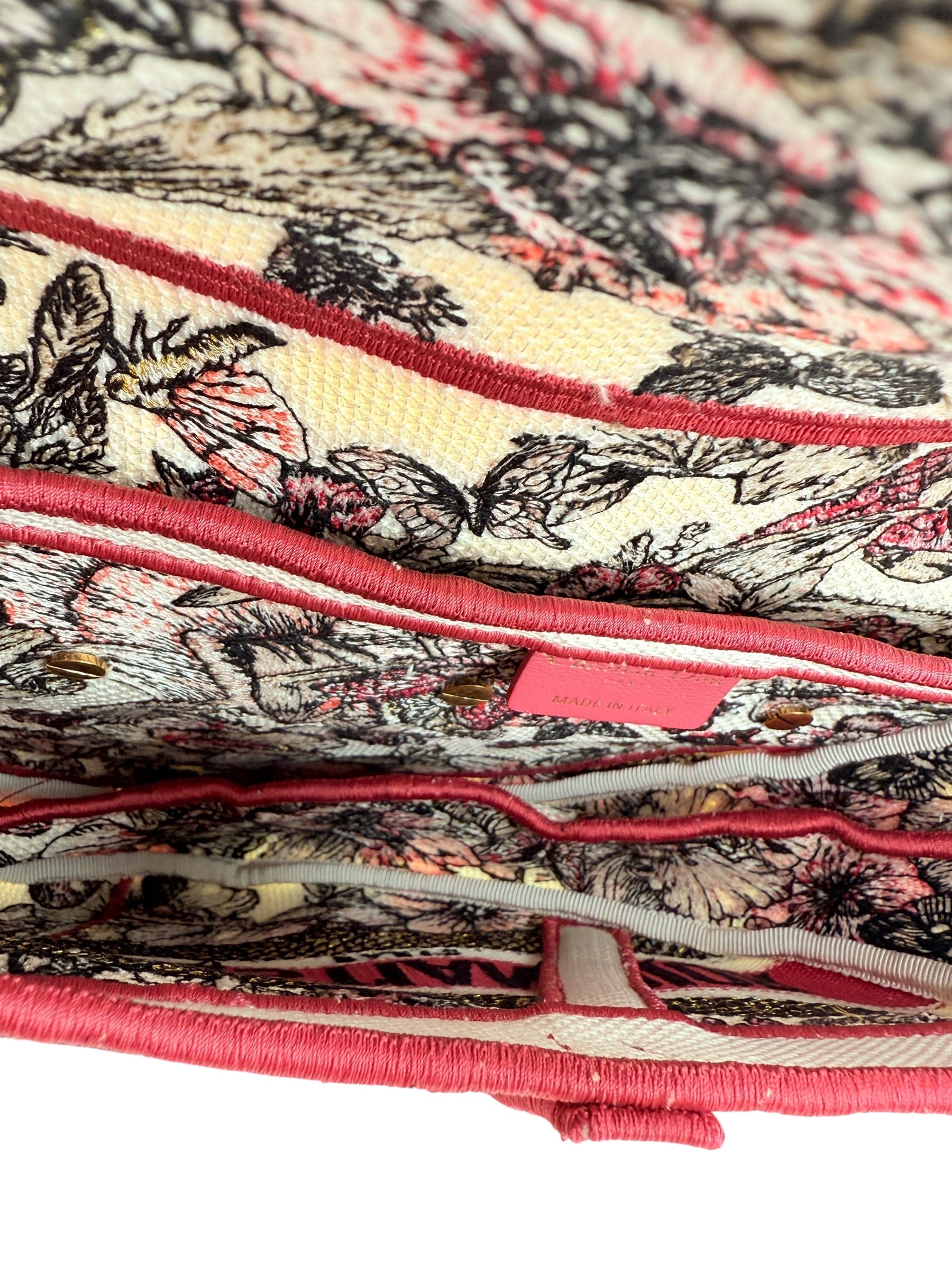 Dior Floral Saddle Bag