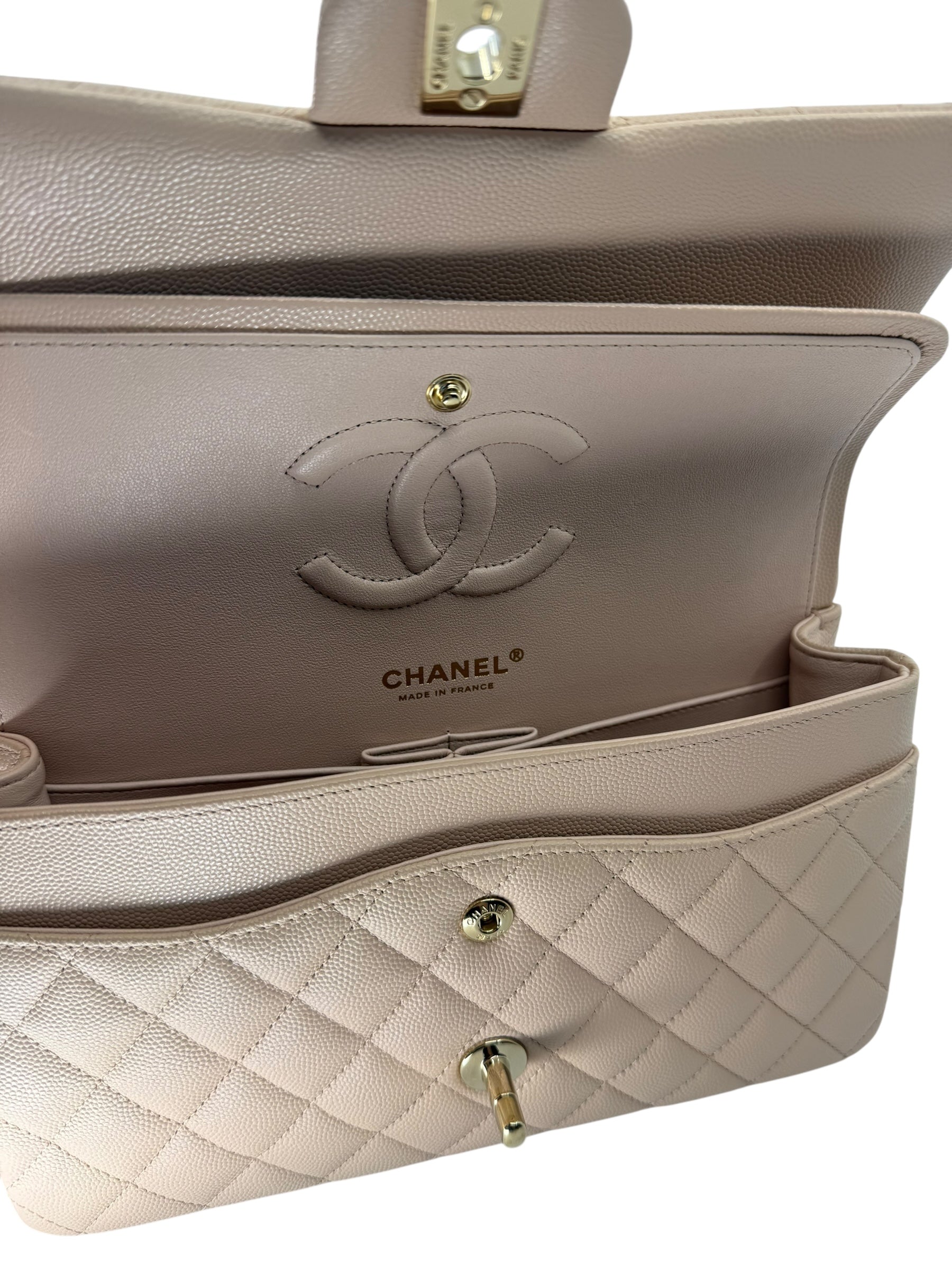 Chanel Medium Caviar Double Flap Classic