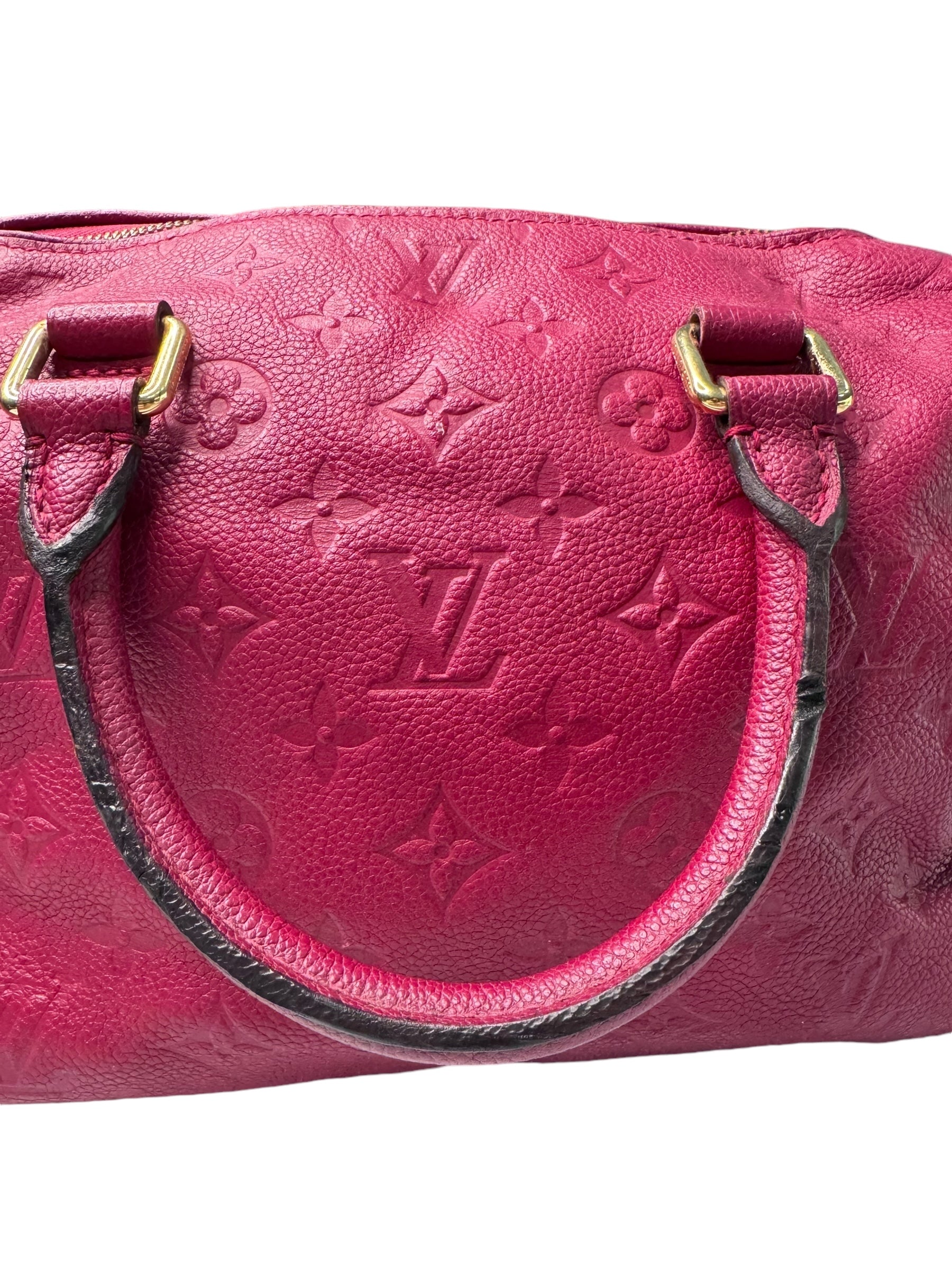 Louis Vuitton Aurore Monogram Empreinte Leather Speedy 25