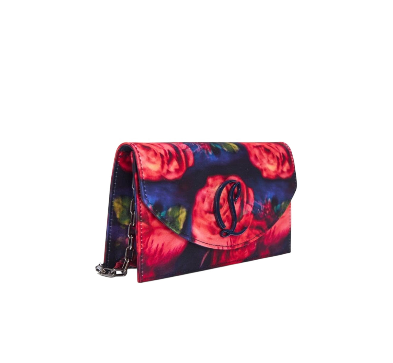 Christian Louboutin Loubi54 Satin Roses Shoulder Bag