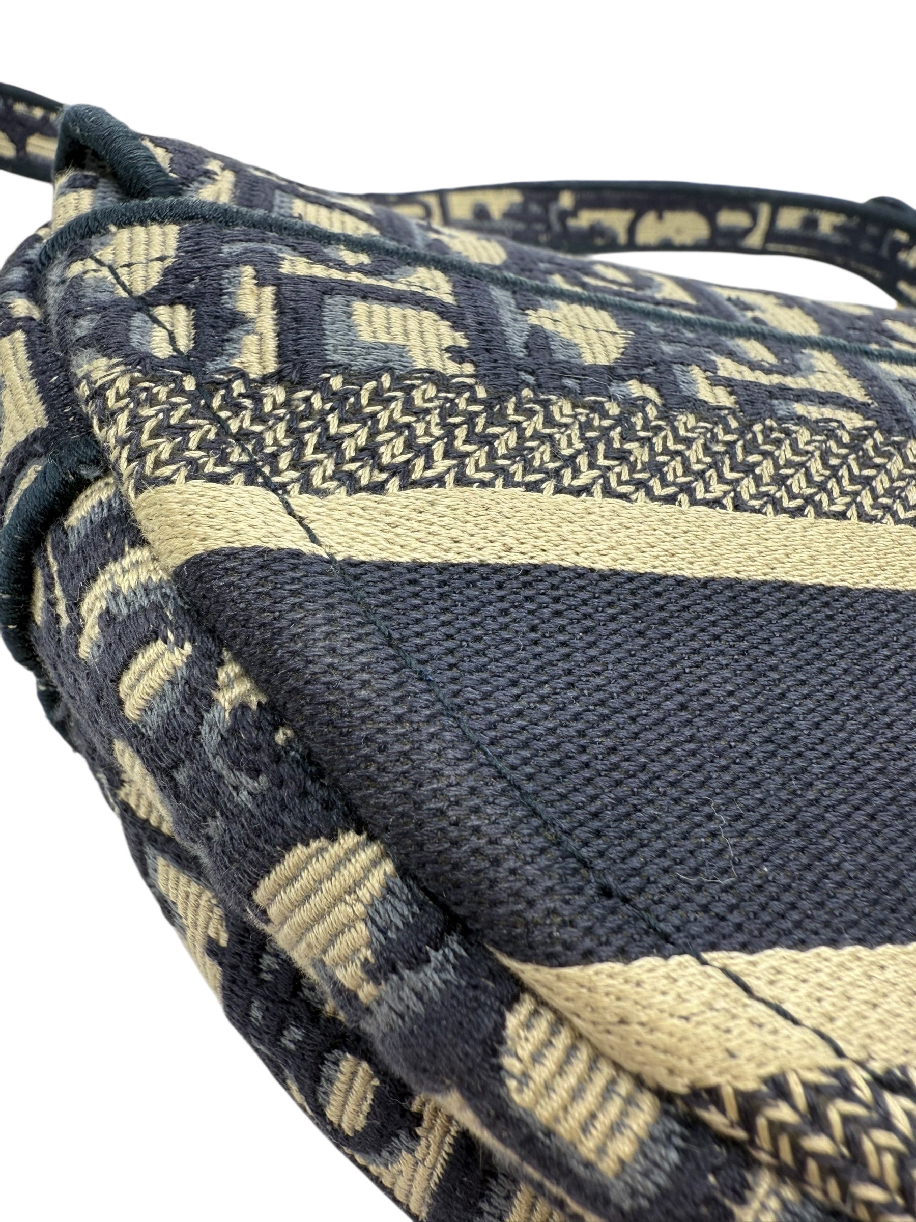 Dior Oblique Embroidered Saddle Bag