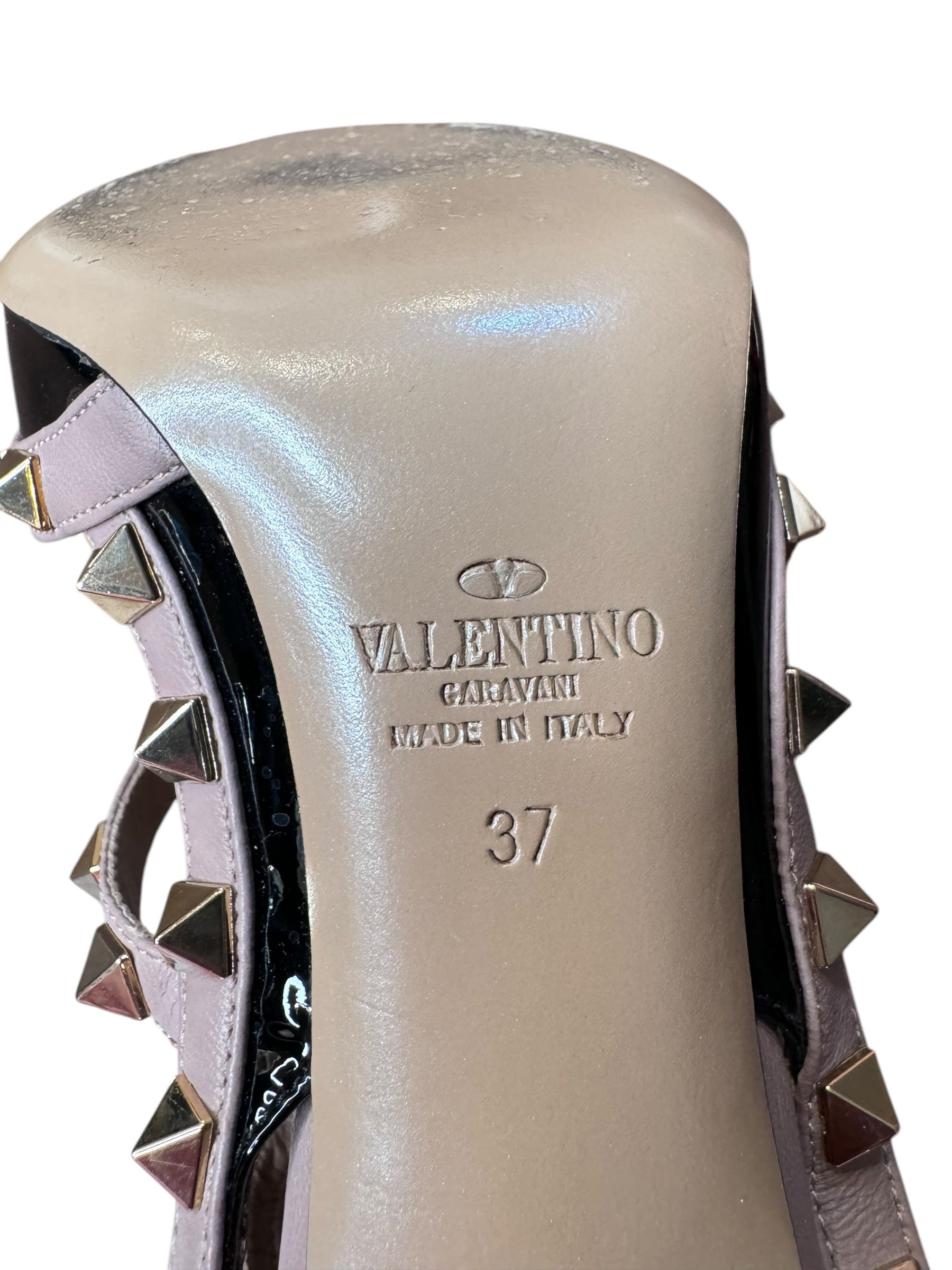 Valentino Patent Leather Rockstud Heels