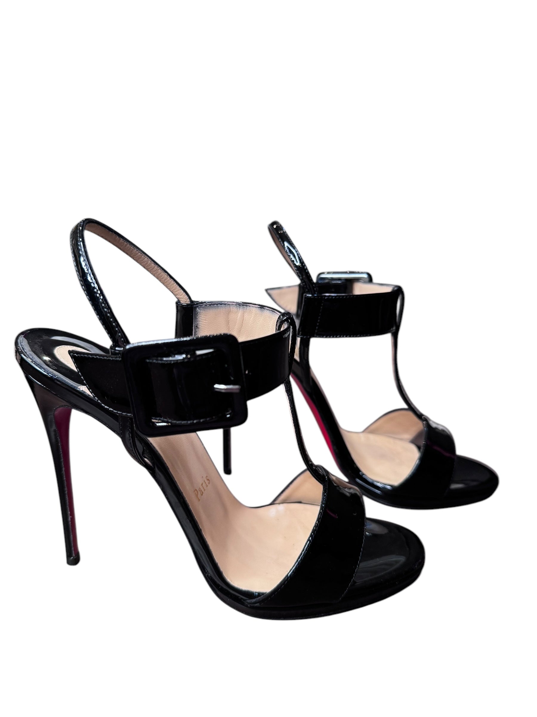 Christian Louboutin Beltega 120 Patent Leather Heels