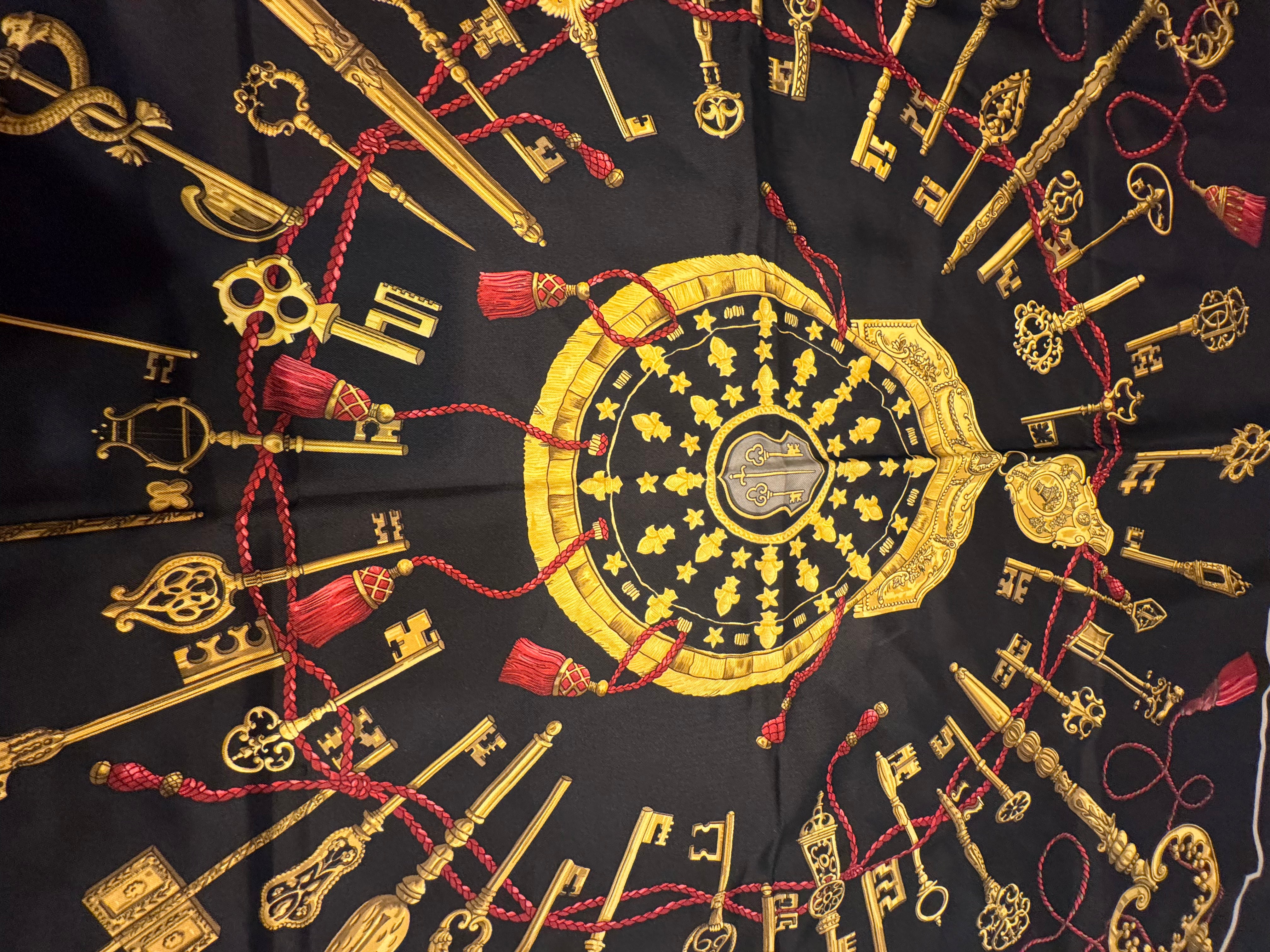 Hermes Keys Les Cles Silk Scarf | The Little Purse Hermes Keys Les Cles Silk Scarf | The Little Purse