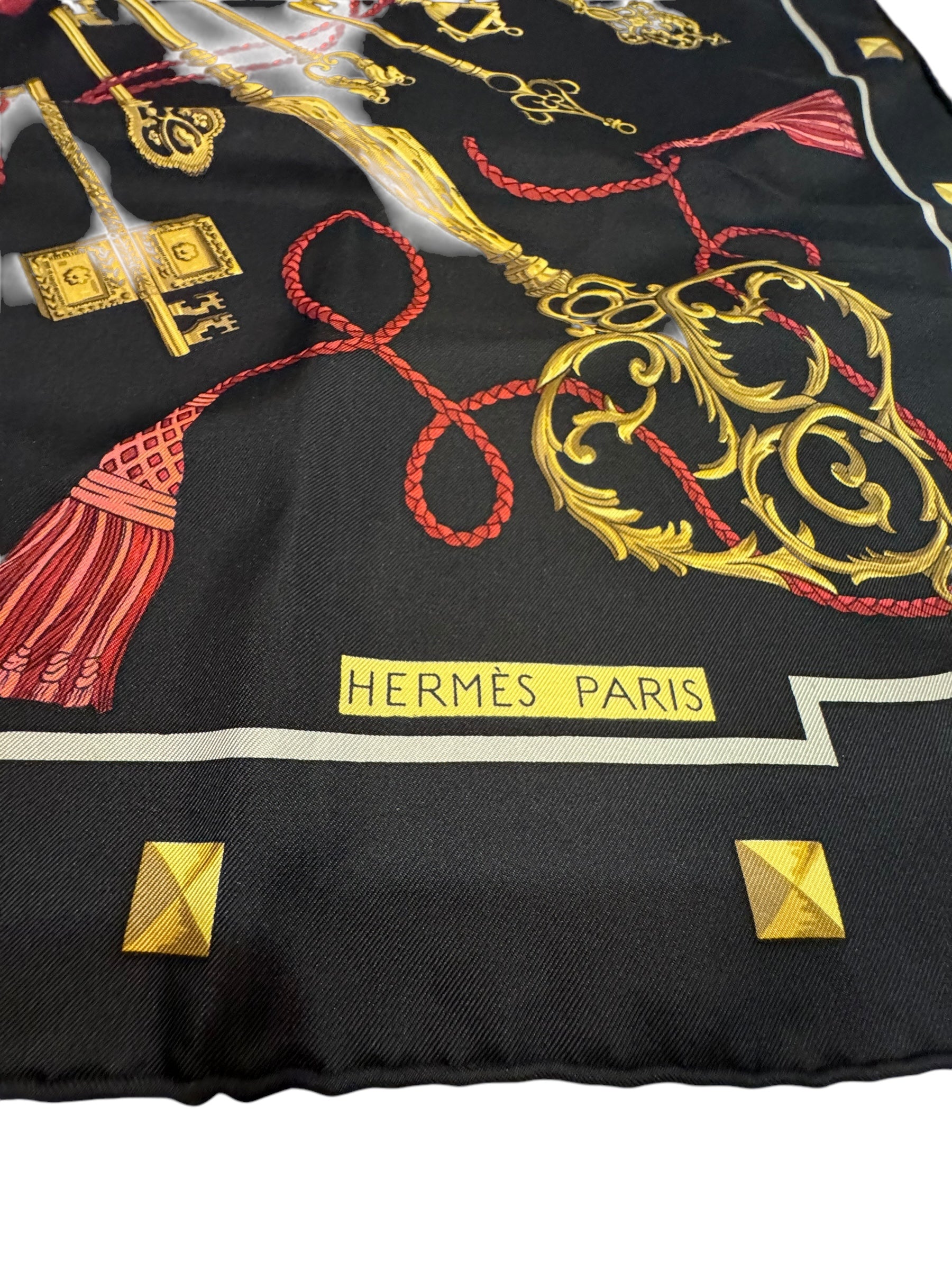 Hermes Keys Les Cles Silk Scarf | The Little Purse