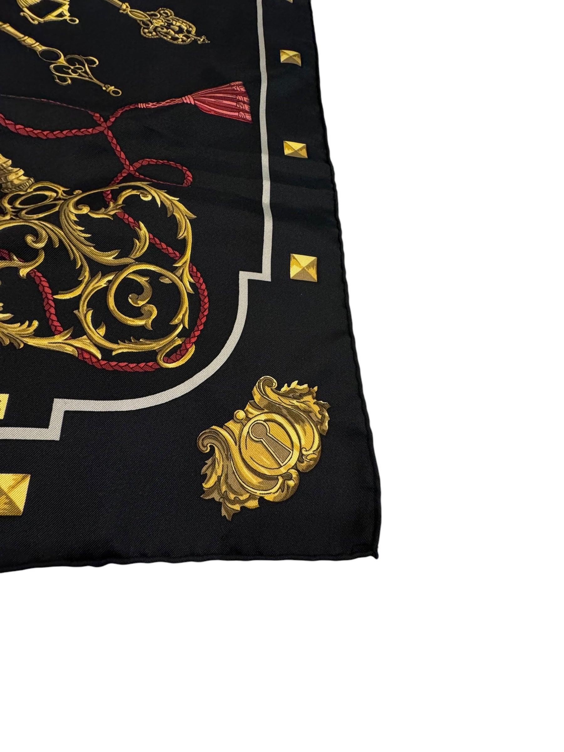 Hermes Keys Les Cles Silk Scarf