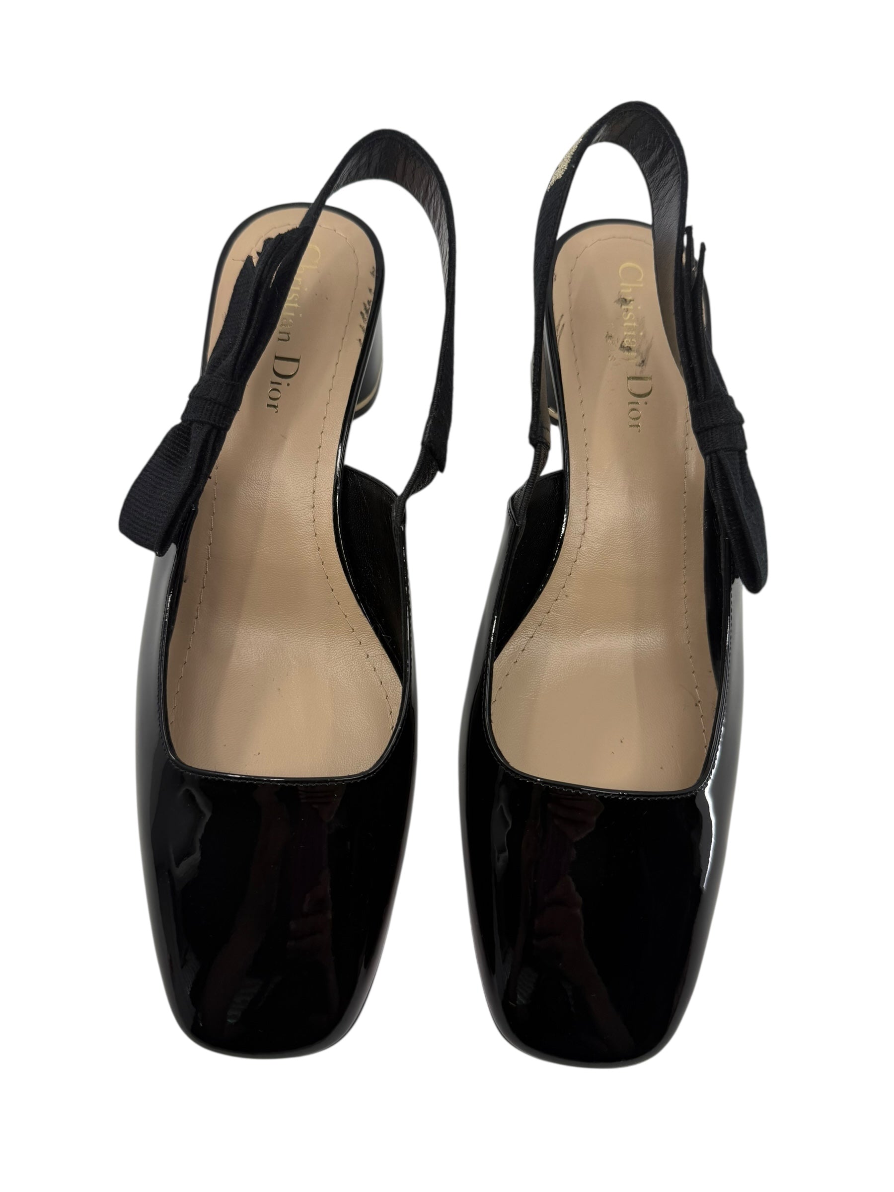 Dior Miss Dior Paris Patent Heels (39.5/9.5)