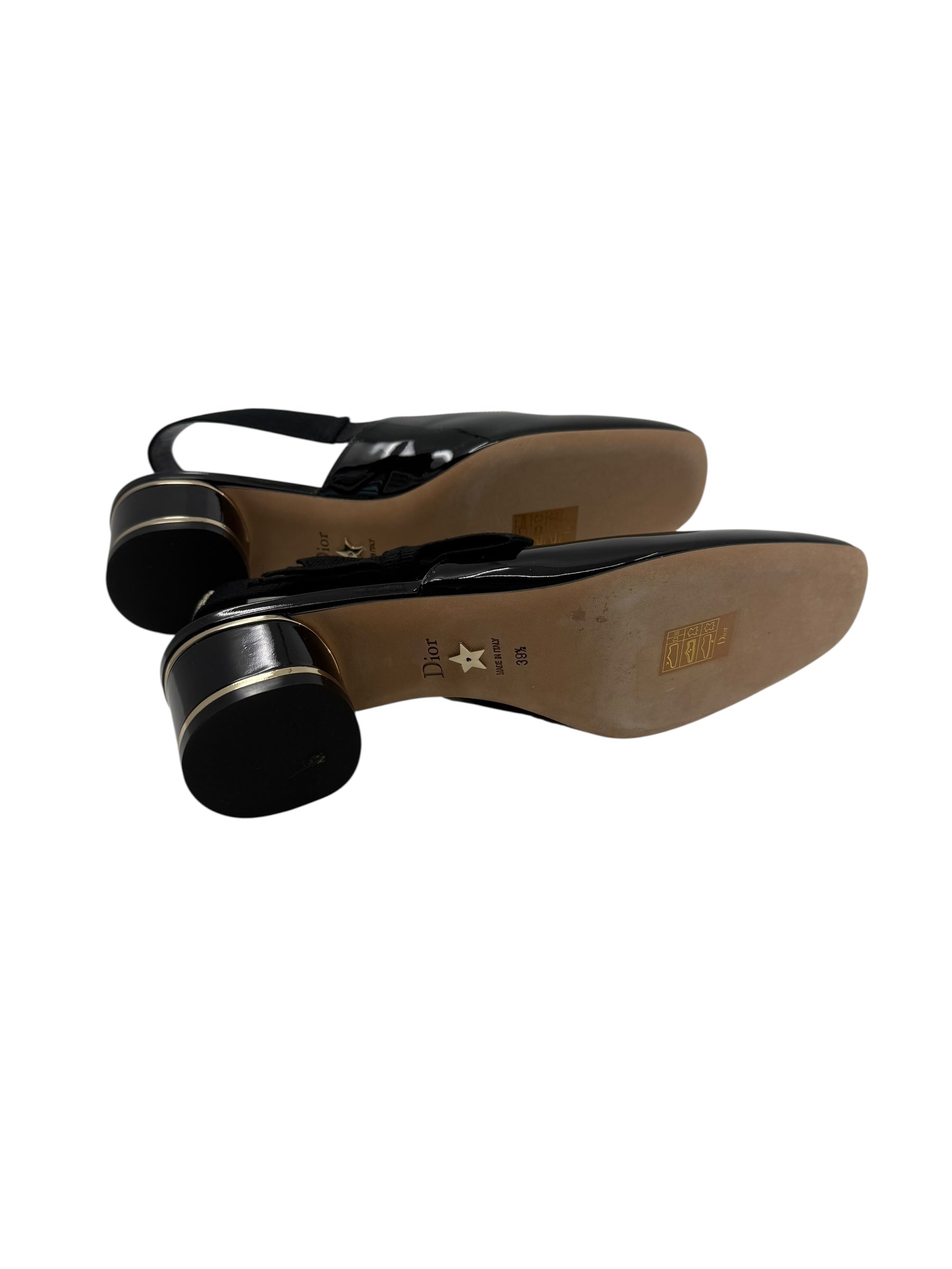 Dior Miss Dior Paris Patent Heels (39.5/9.5)