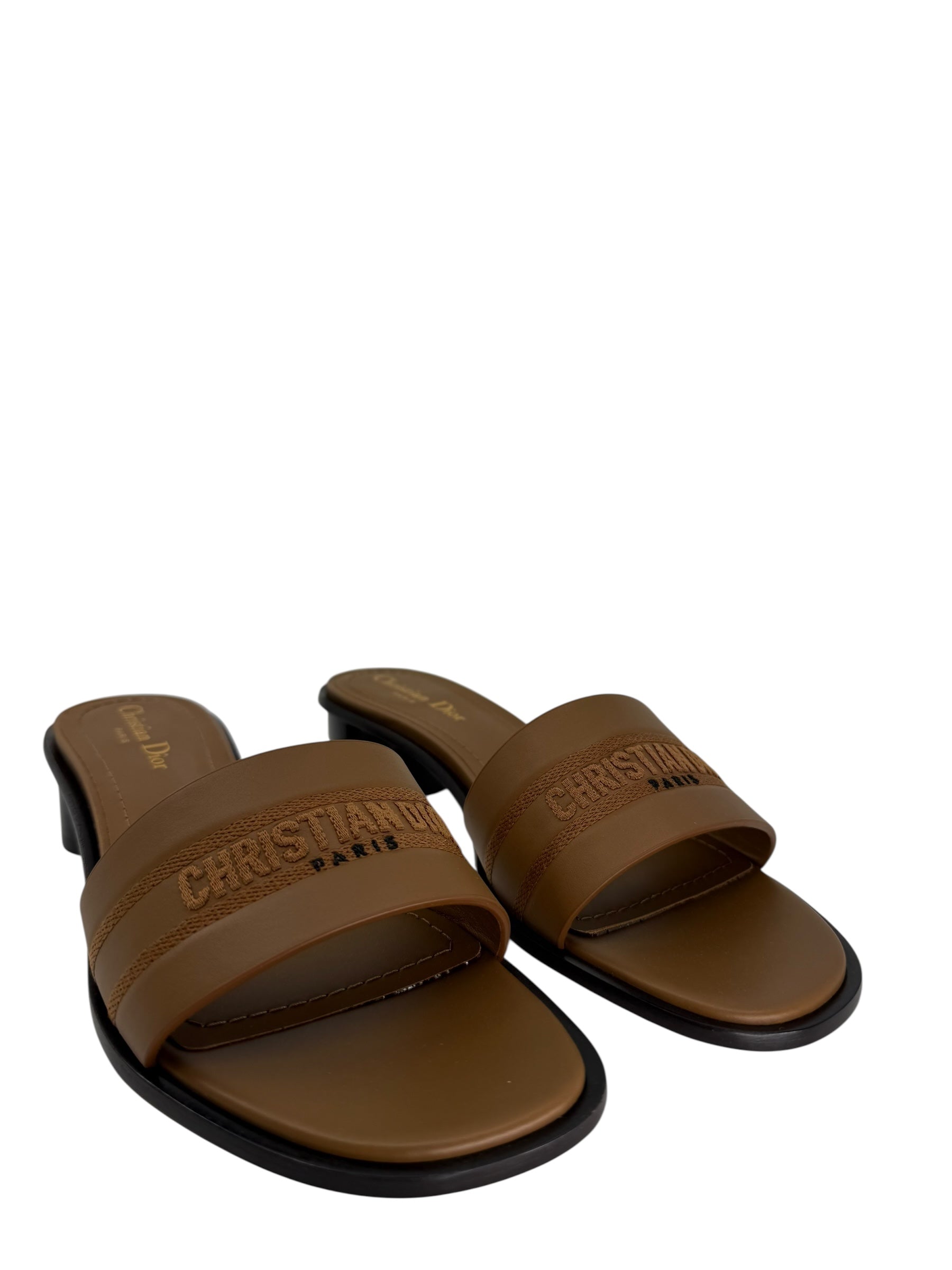 Dior D-Way Heeled Slides (40/10)