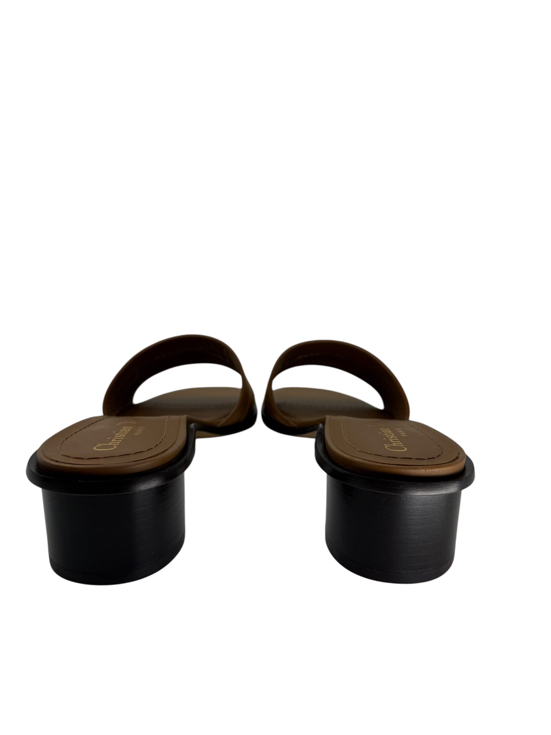 Dior D-Way Heeled Slides (40/10)