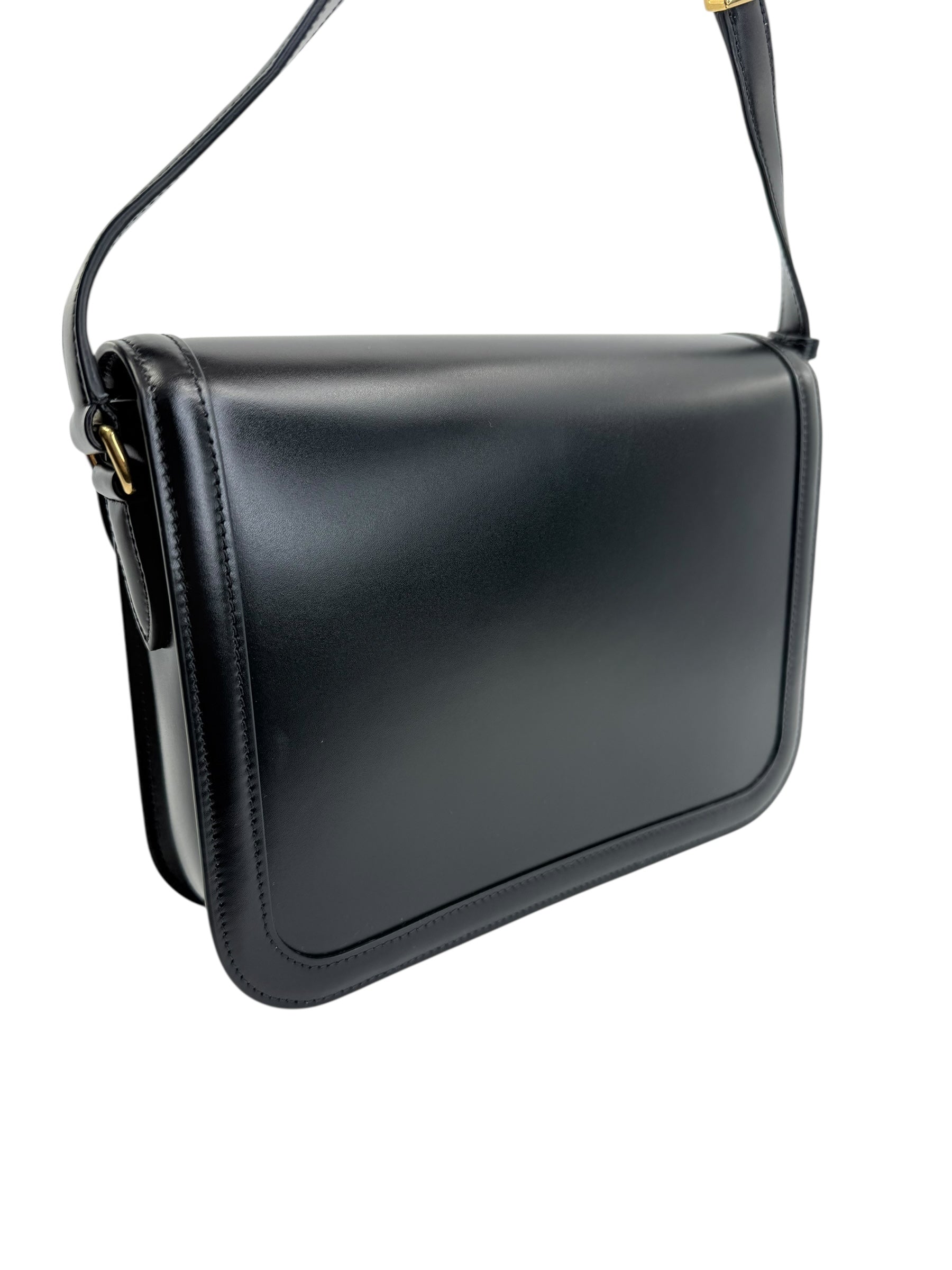 Valentino Garavani 9 to 5 Flap Leather Saddle Bag