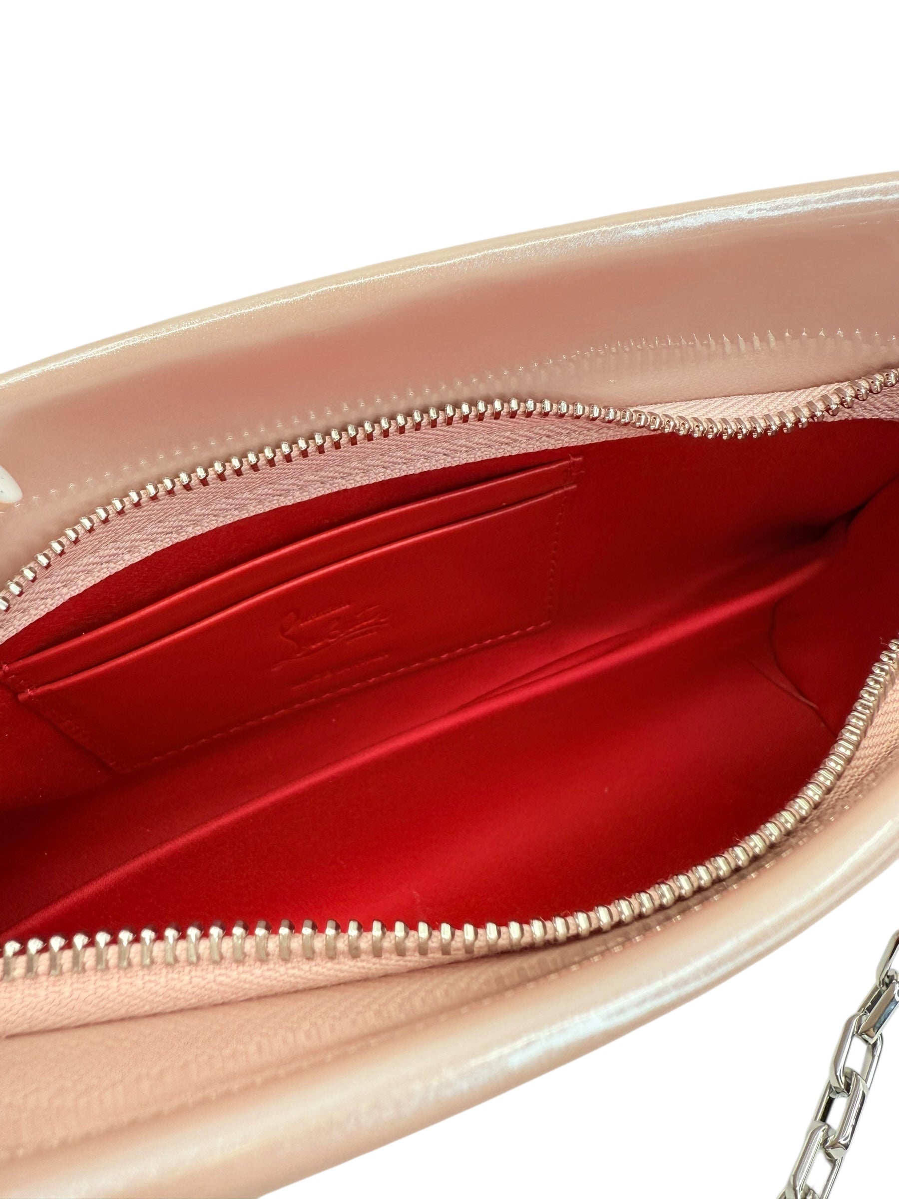 Christian Louboutin Loubitwist Small Patent Clutch