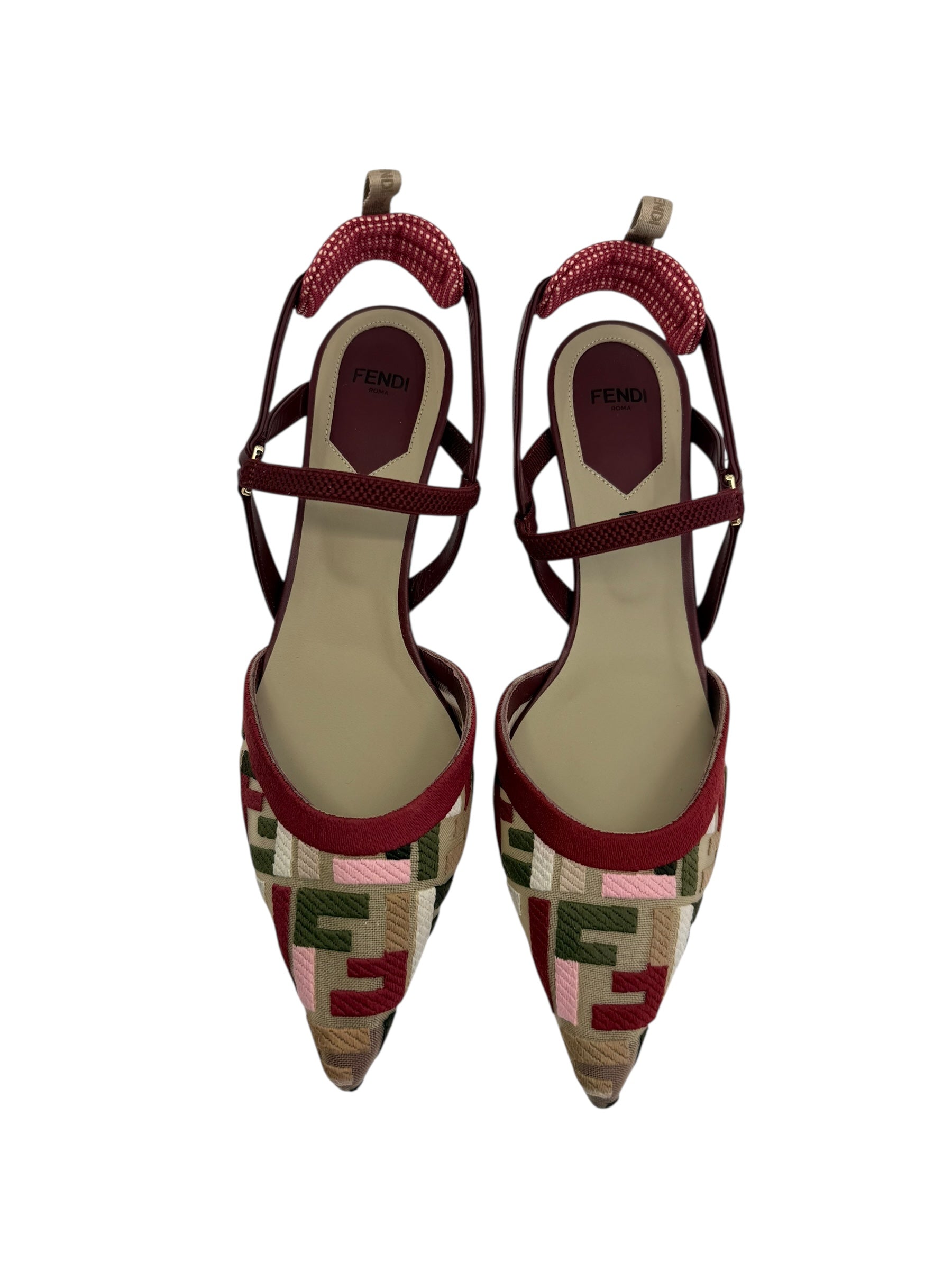 Fendi Slingback Heels (38.5/8.5)