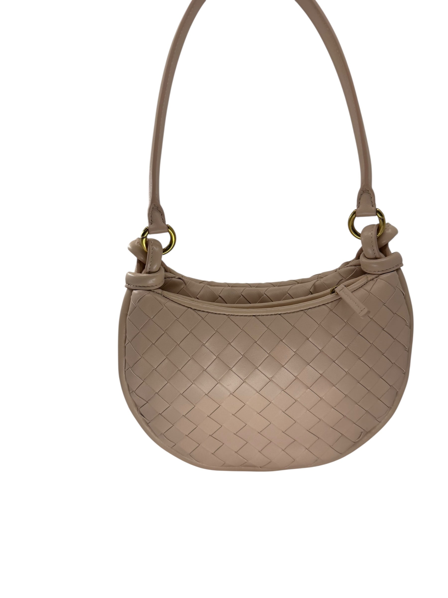 Bottega Veneta Nappa Intrecciato Small Lotus Shoulder Bag