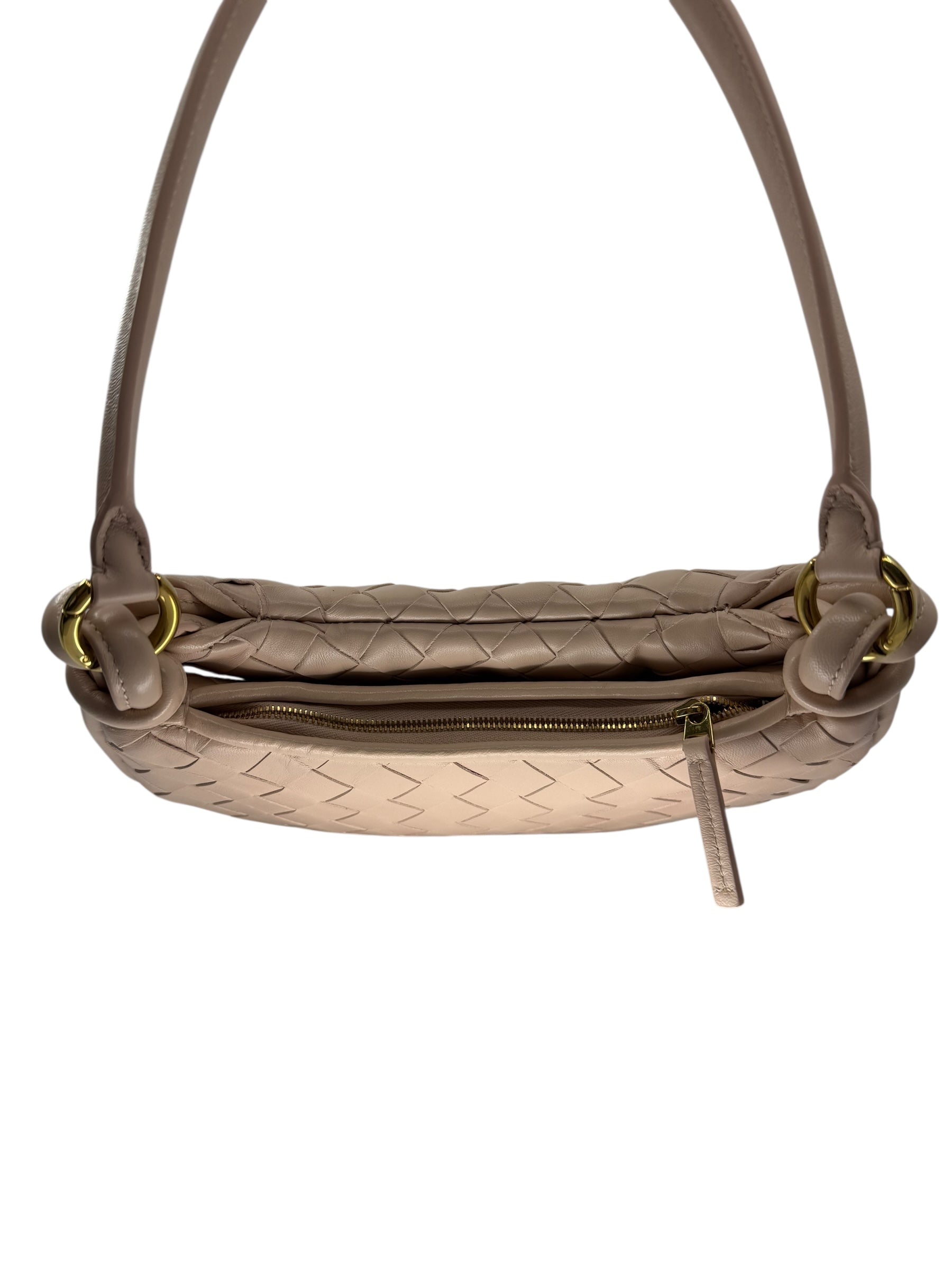 Bottega Veneta Nappa Intrecciato Small Lotus Shoulder Bag