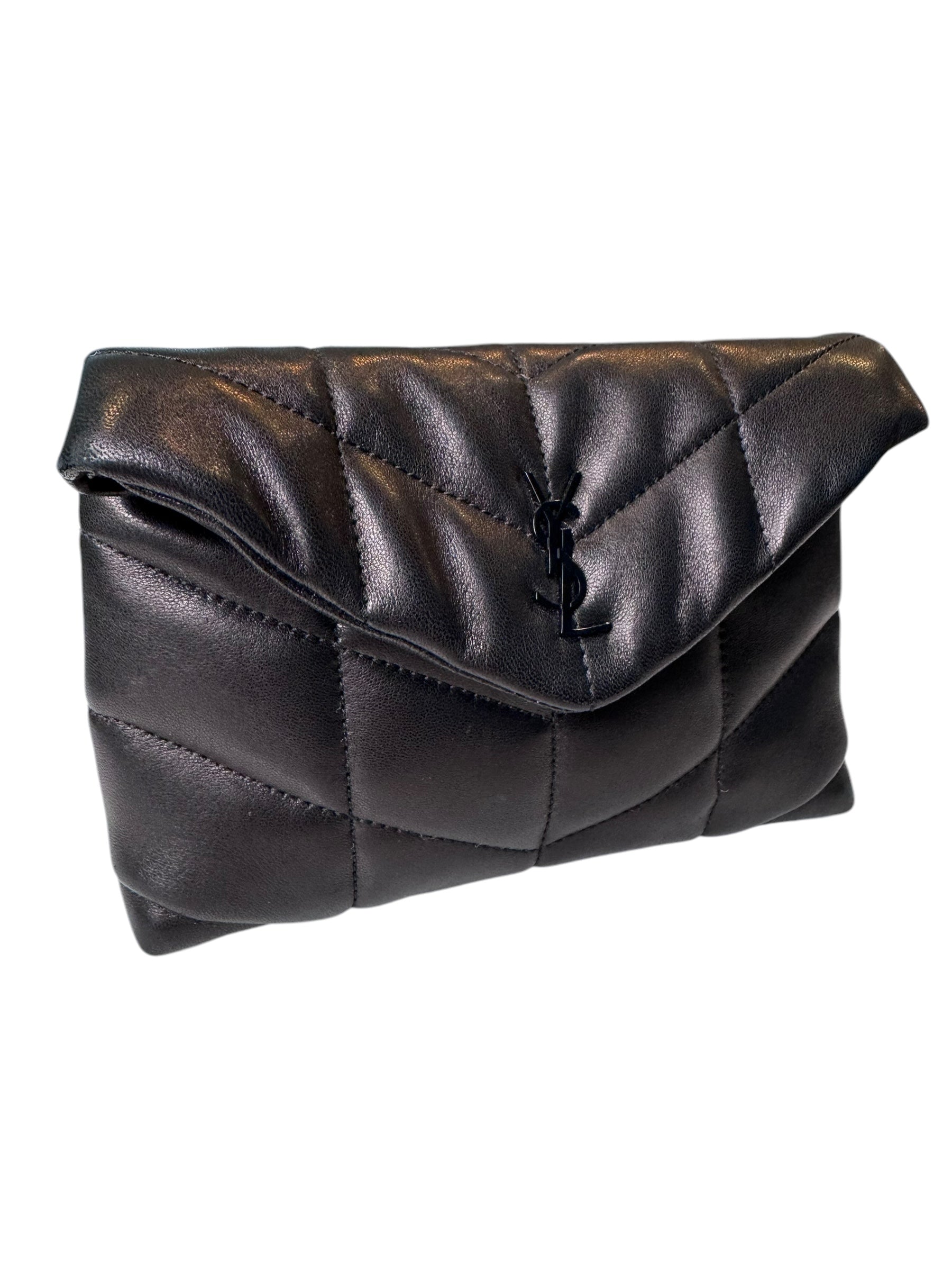 Saint Laurent Lou Puffer Clutch