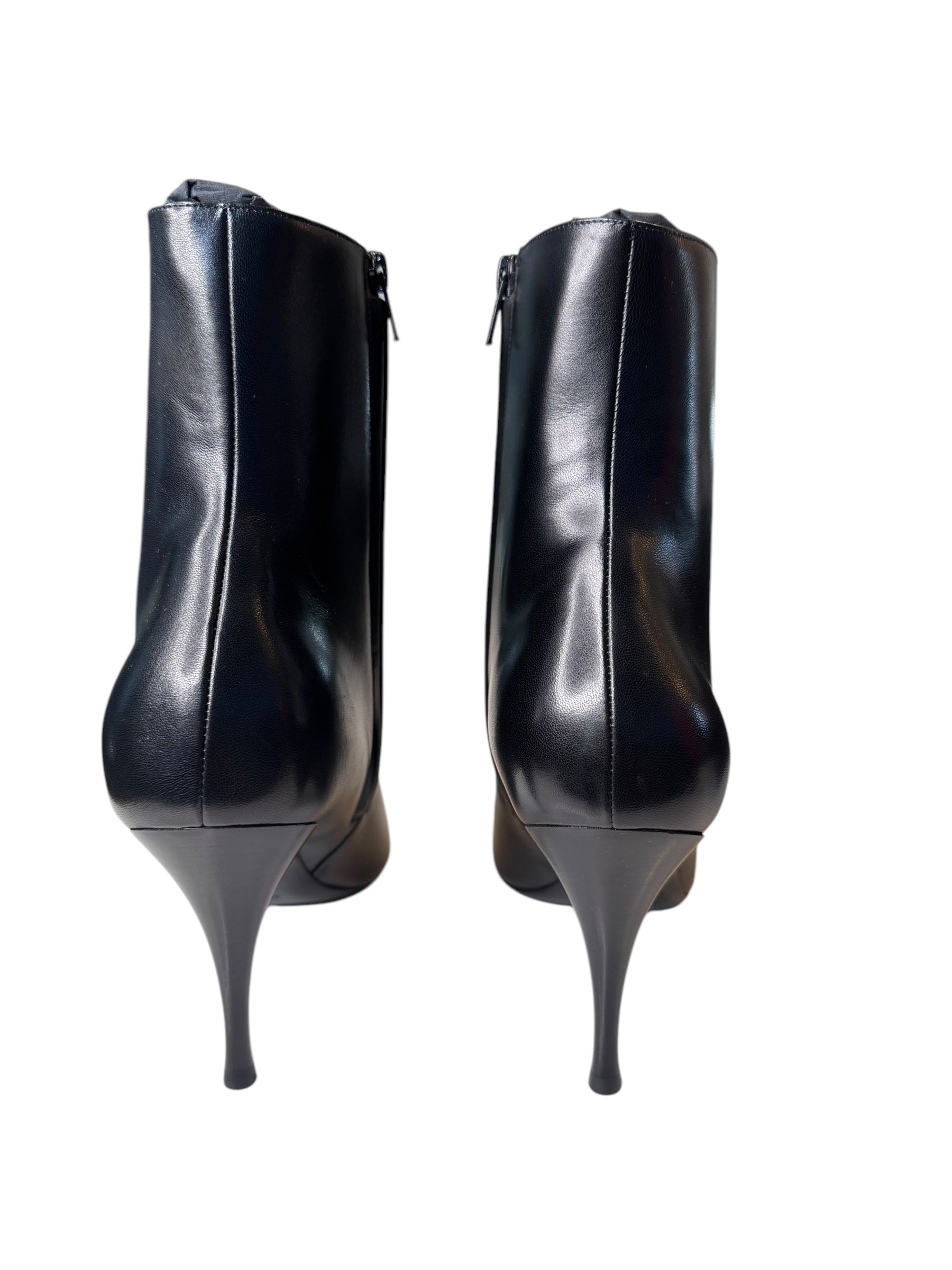 Saint Laurent Jam Leather Ankle Boots (42/11)