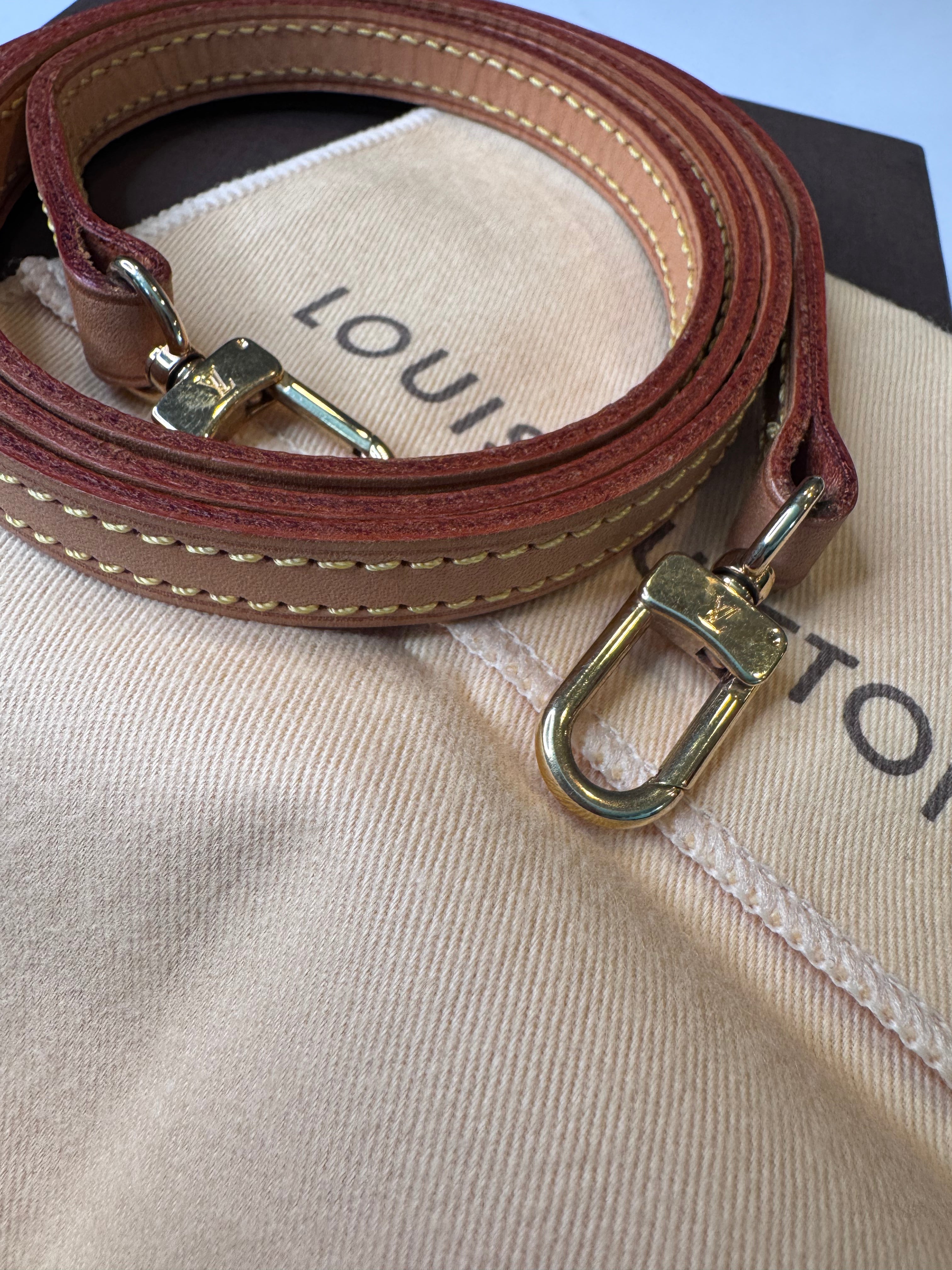 Louis Vuitton Leather Crossbody Strap