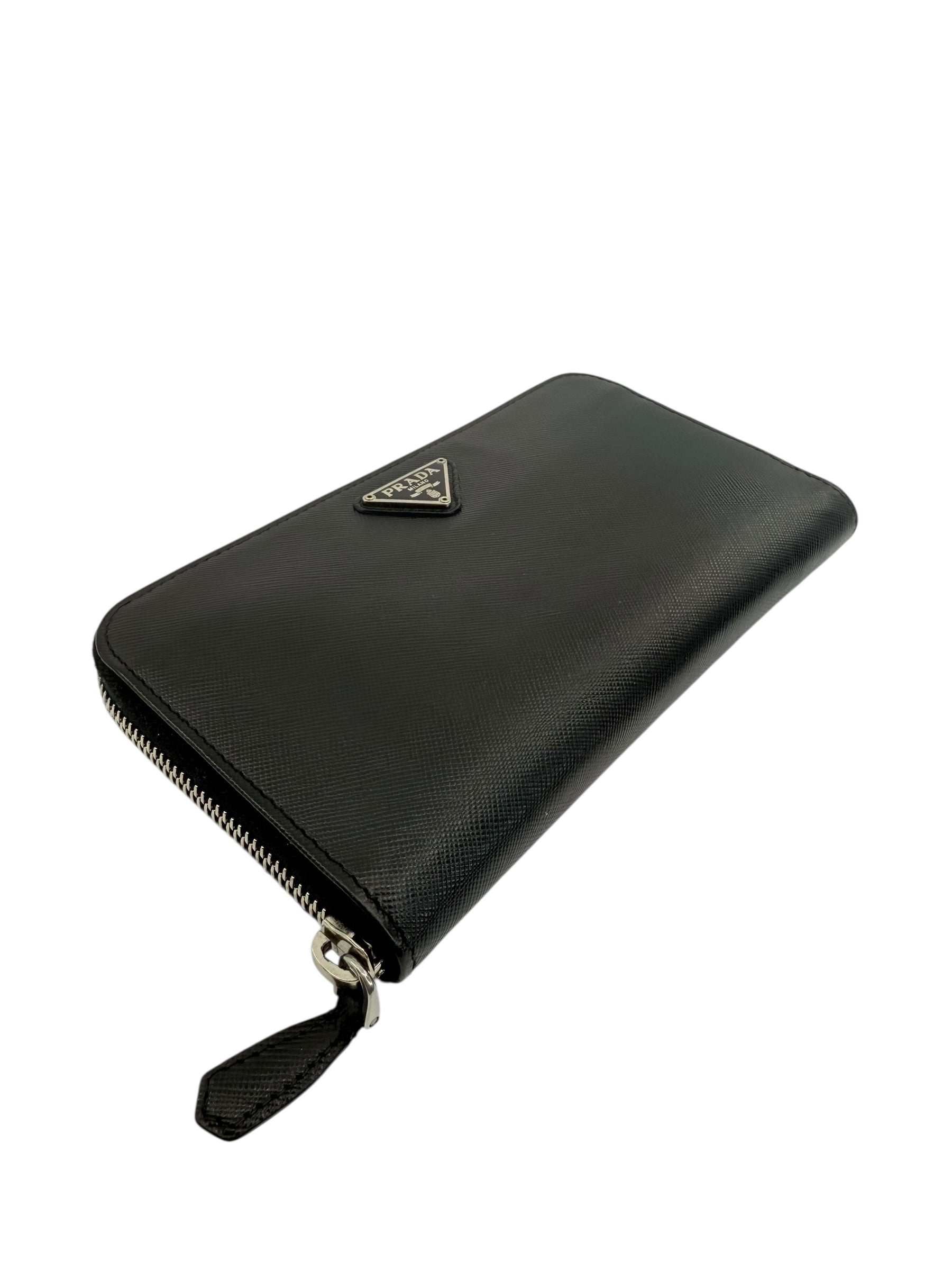 Prada Saffiano Leather Long Wallet