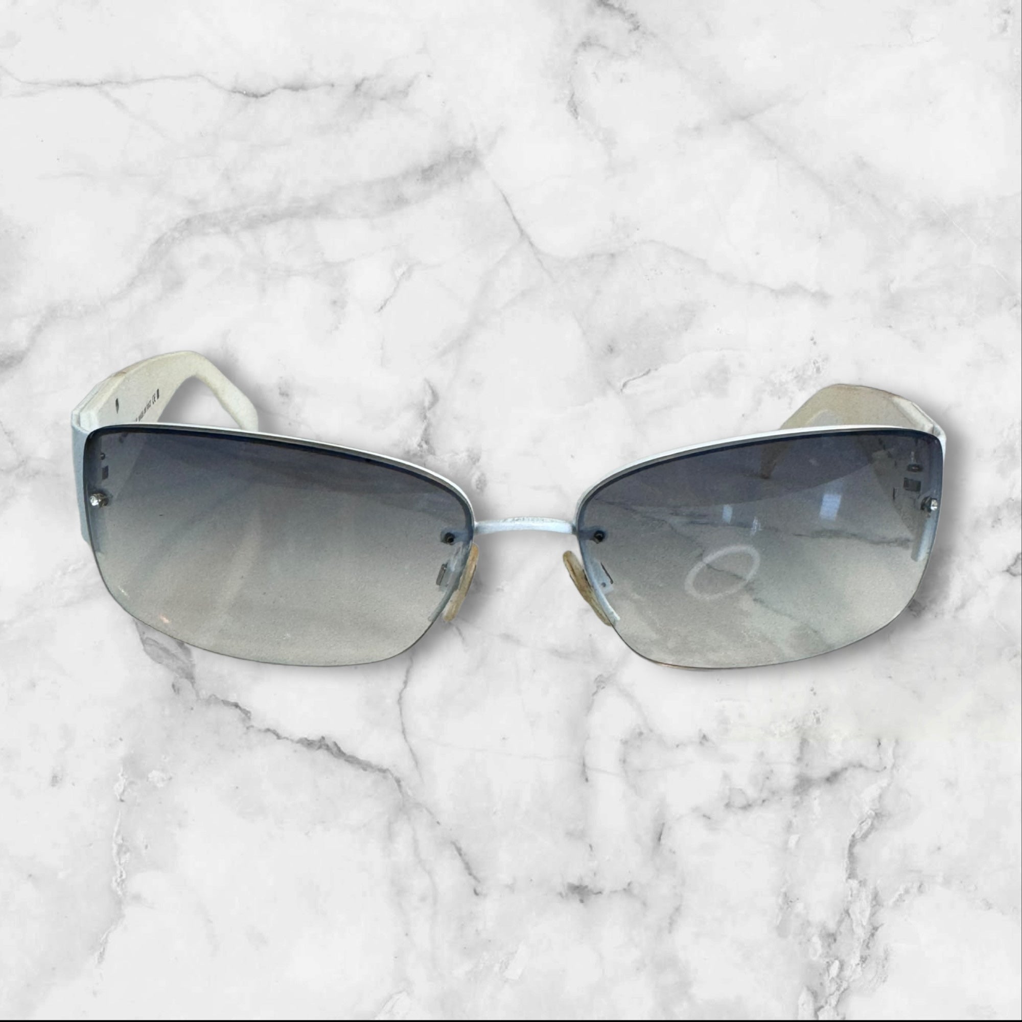 Chanel Vintage Crystal CC Sunglasses