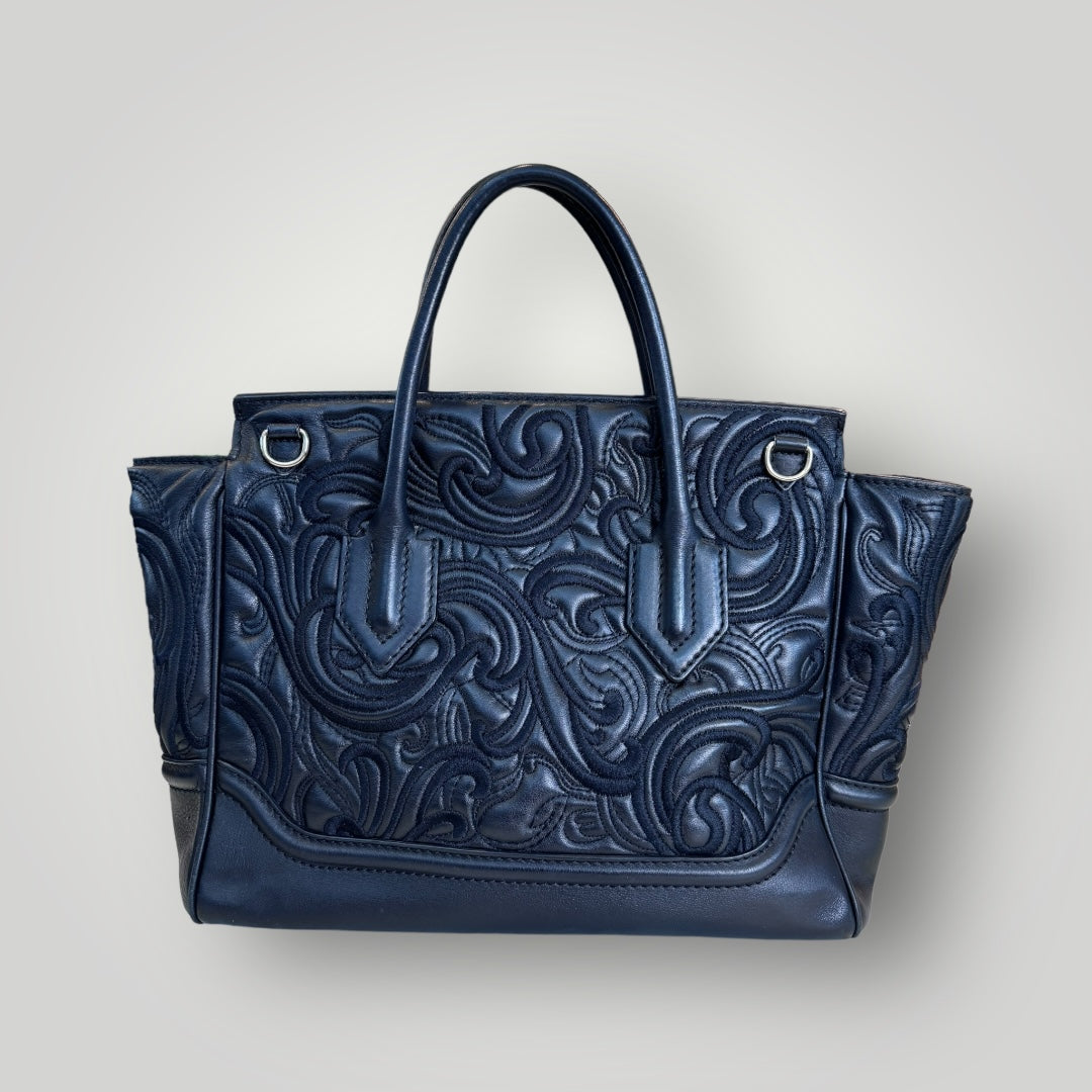 Versace Palazzo Embroidered Baroque Empire Bag