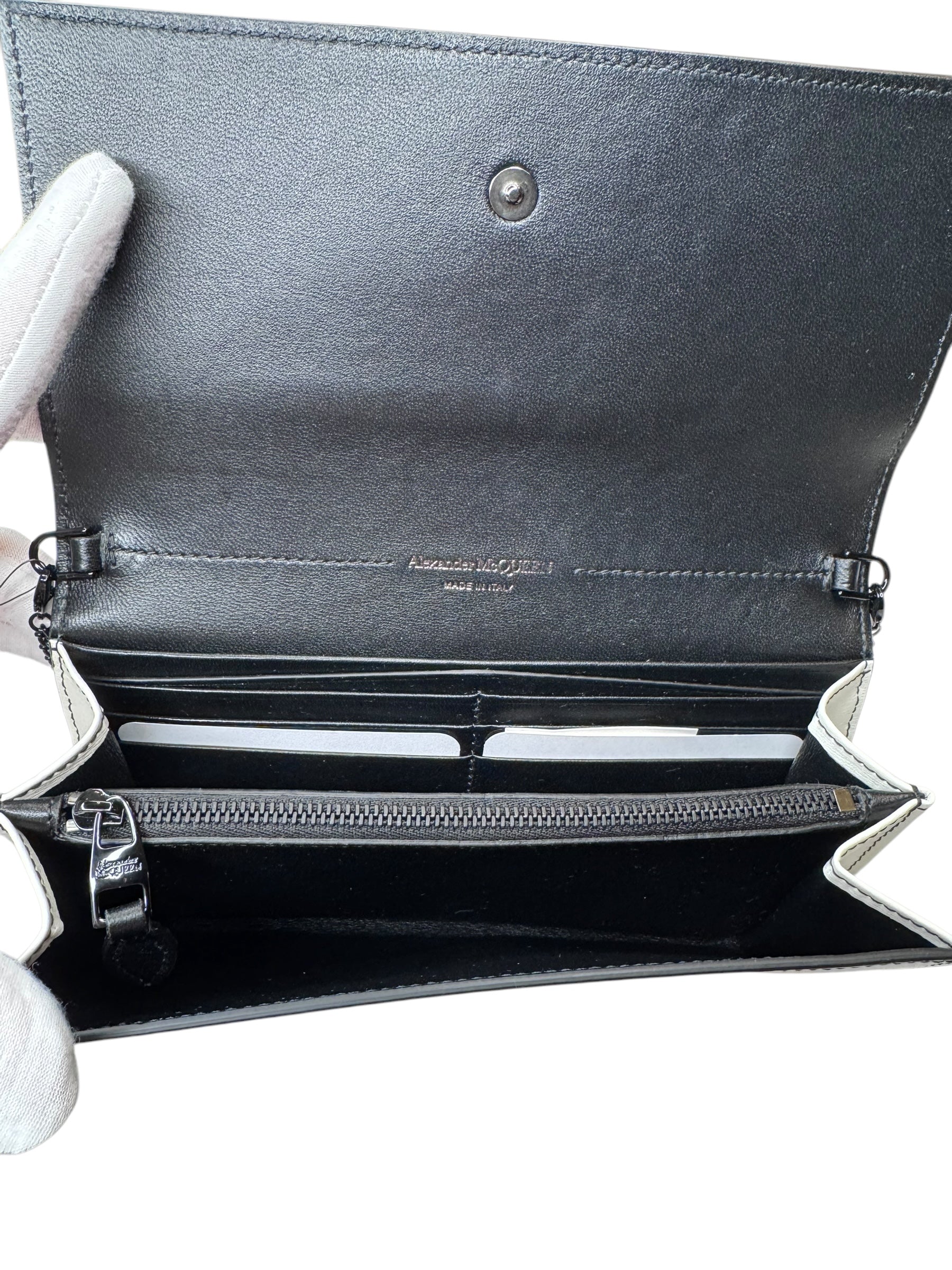 Alexander McQueen Skull Wallet on Chain | The Little Purse