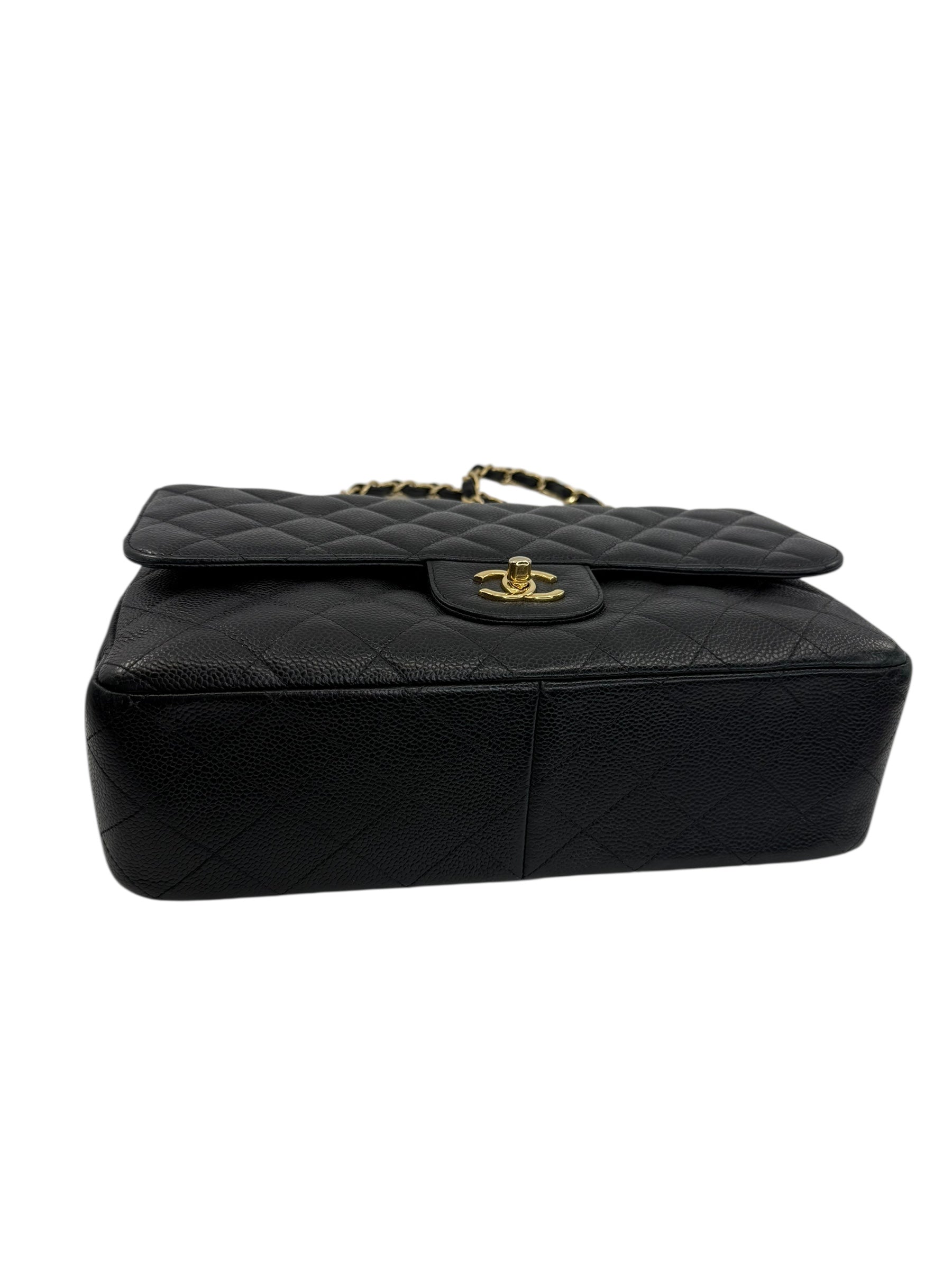 Chanel Classic Caviar Jumbo Double Flap
