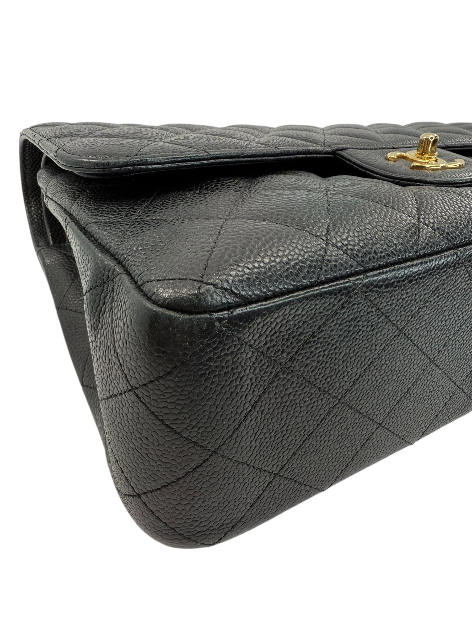 Chanel Classic Caviar Jumbo Double Flap