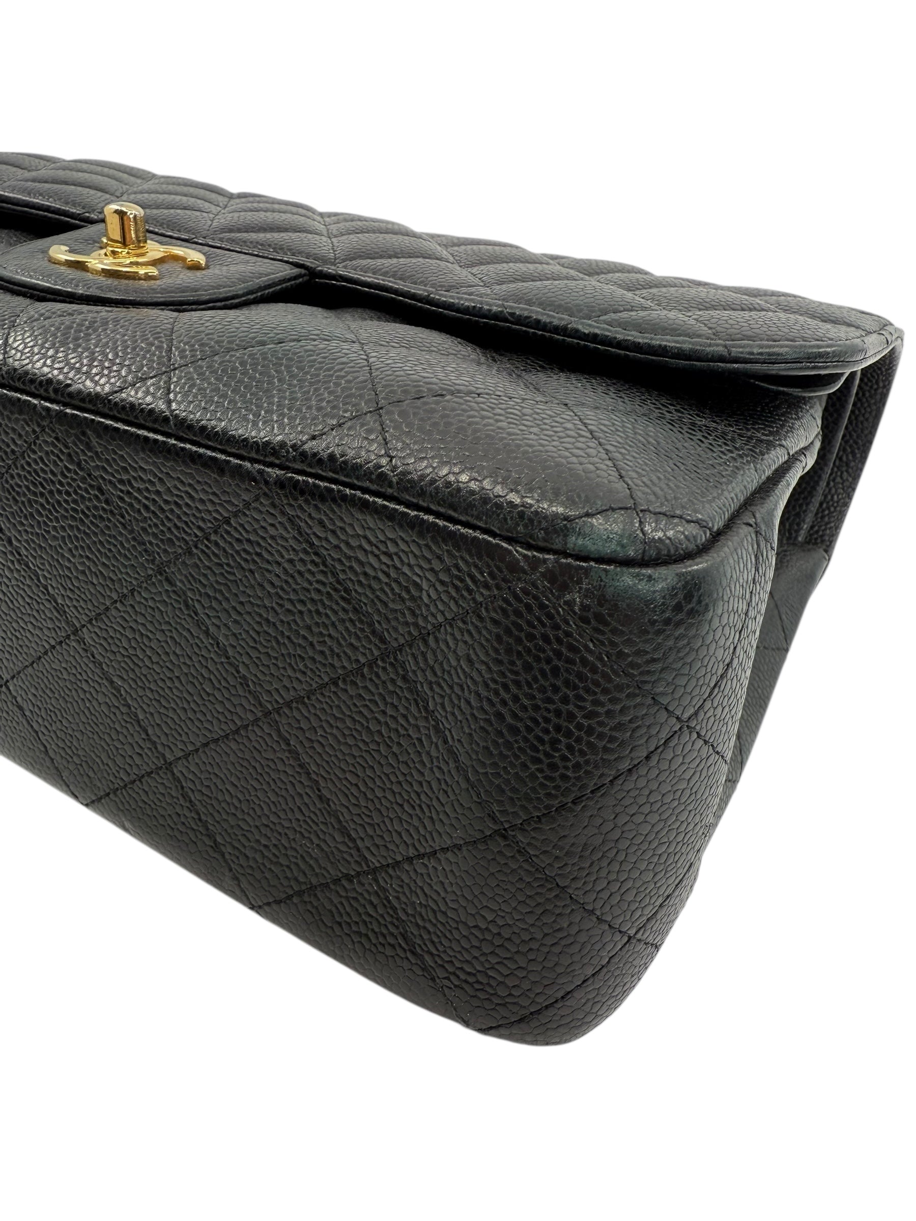 Chanel Classic Caviar Jumbo Double Flap