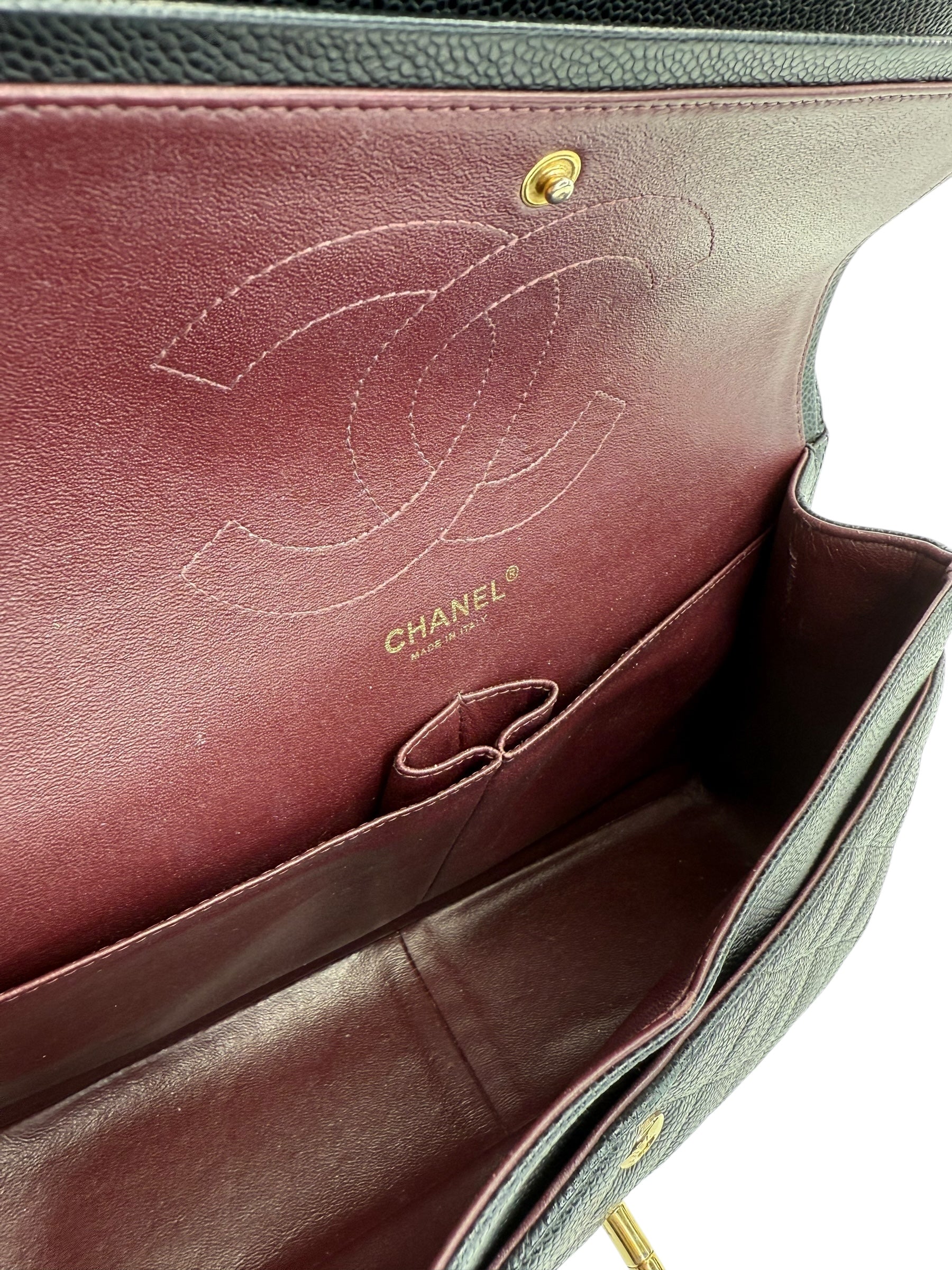 Chanel Classic Caviar Jumbo Double Flap
