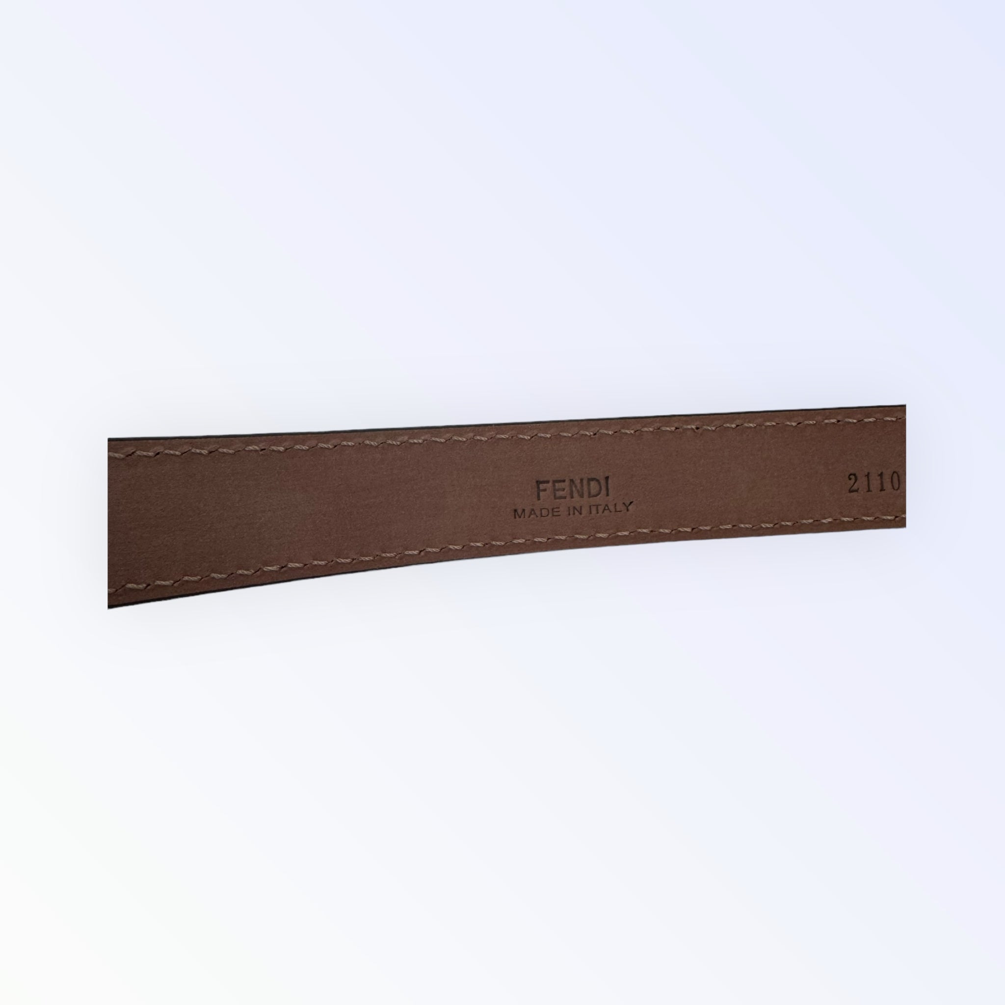 Fendi Logo Gold Foil Belt (80)