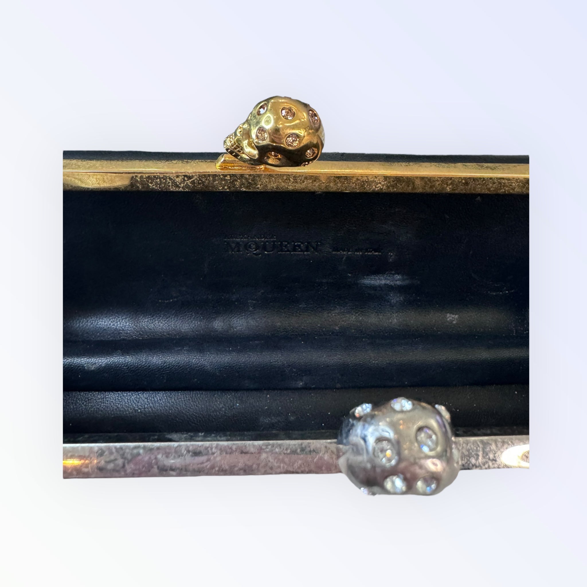 Alexander McQueen Twin Skull Clutch