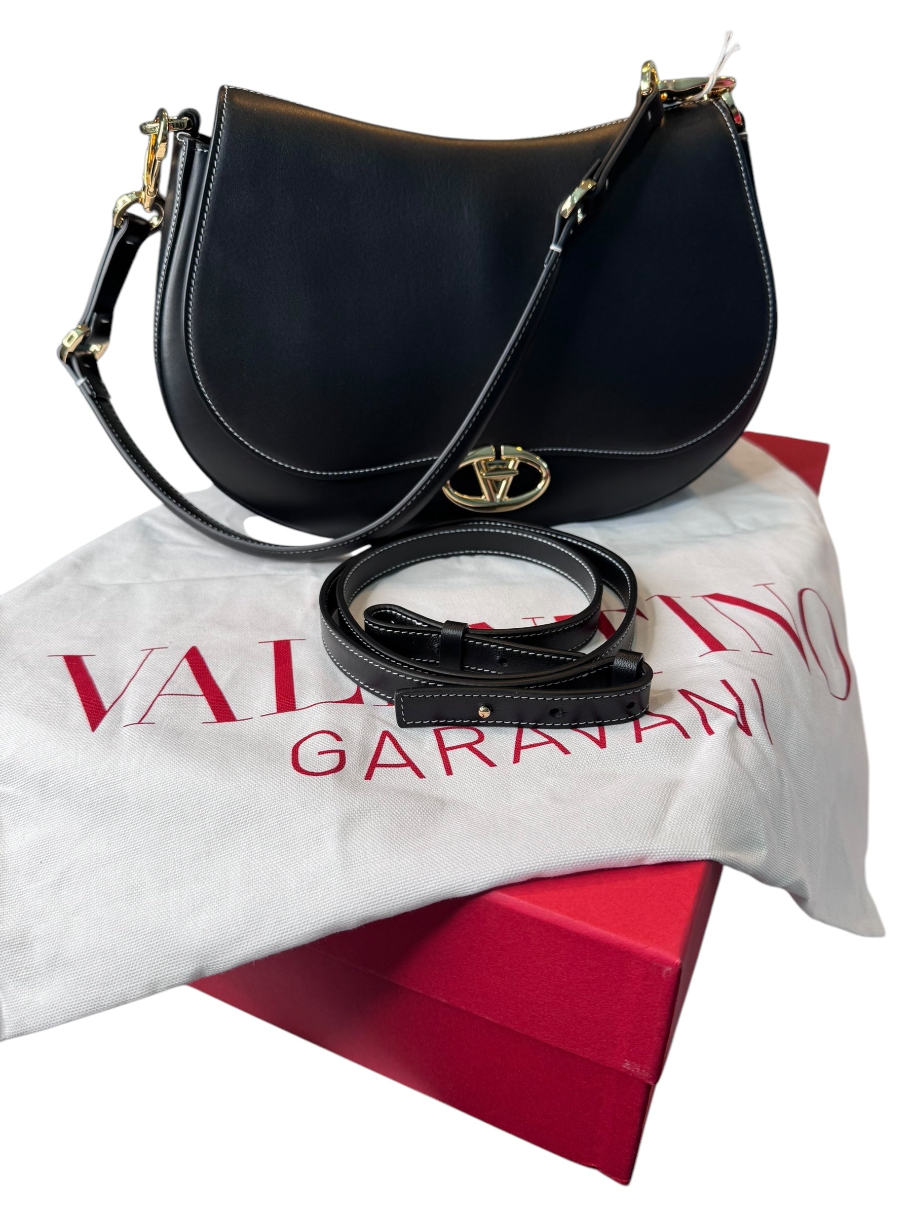 Valentino Garavani Flap Leather Shoulder Bag