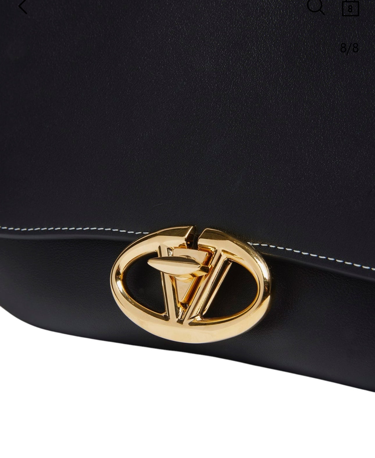 Valentino Garavani Flap Leather Shoulder Bag