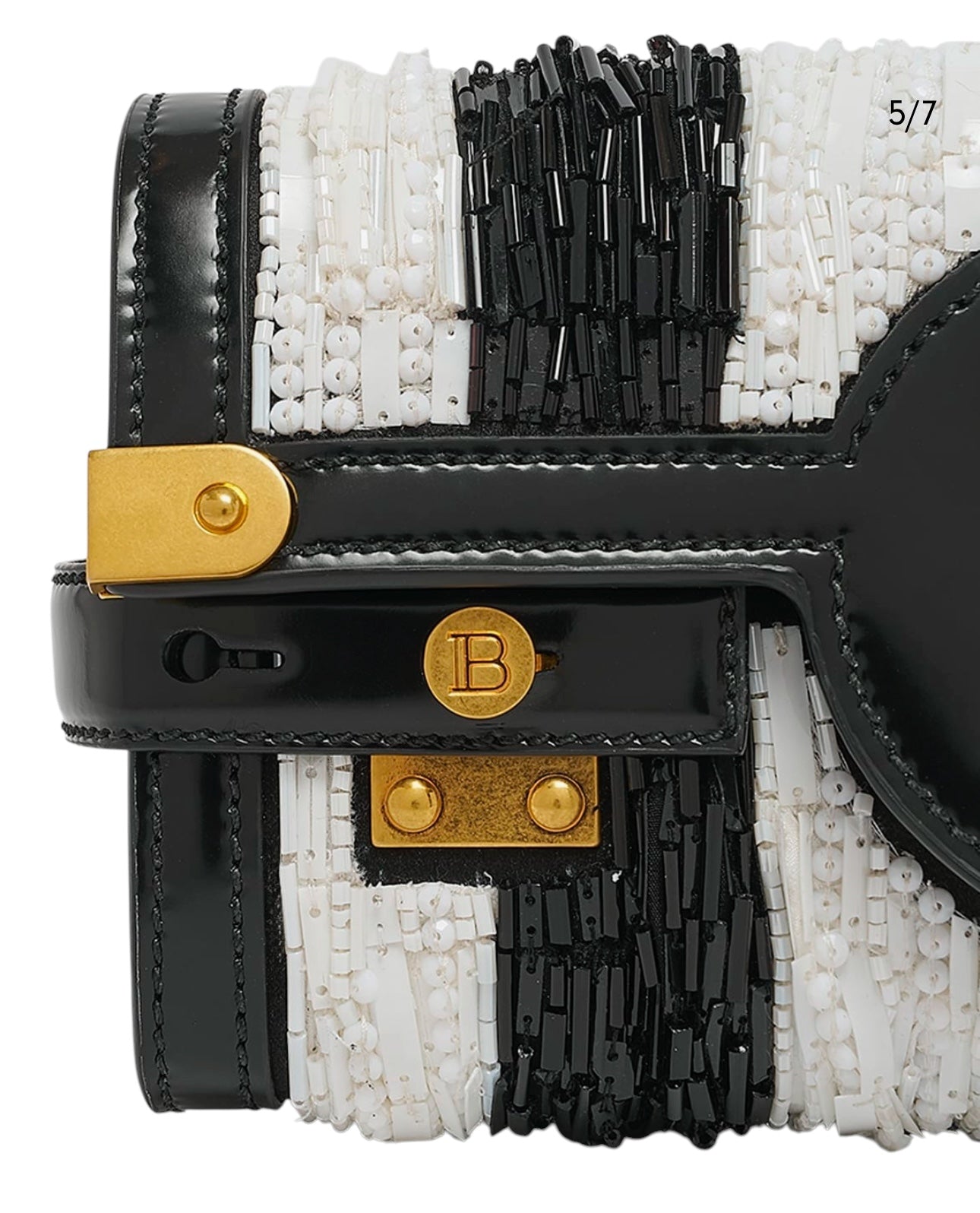 Balmain BBuzz Sequined Wallet on Chain