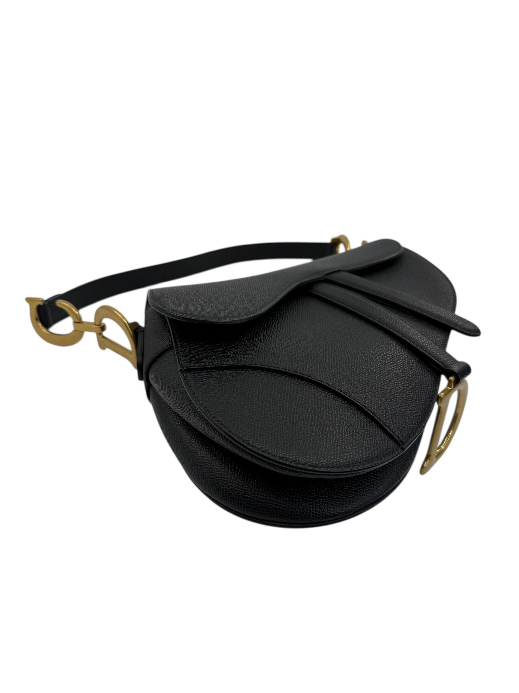 Dior Medium Grained Calfskin Saddle W/Strap