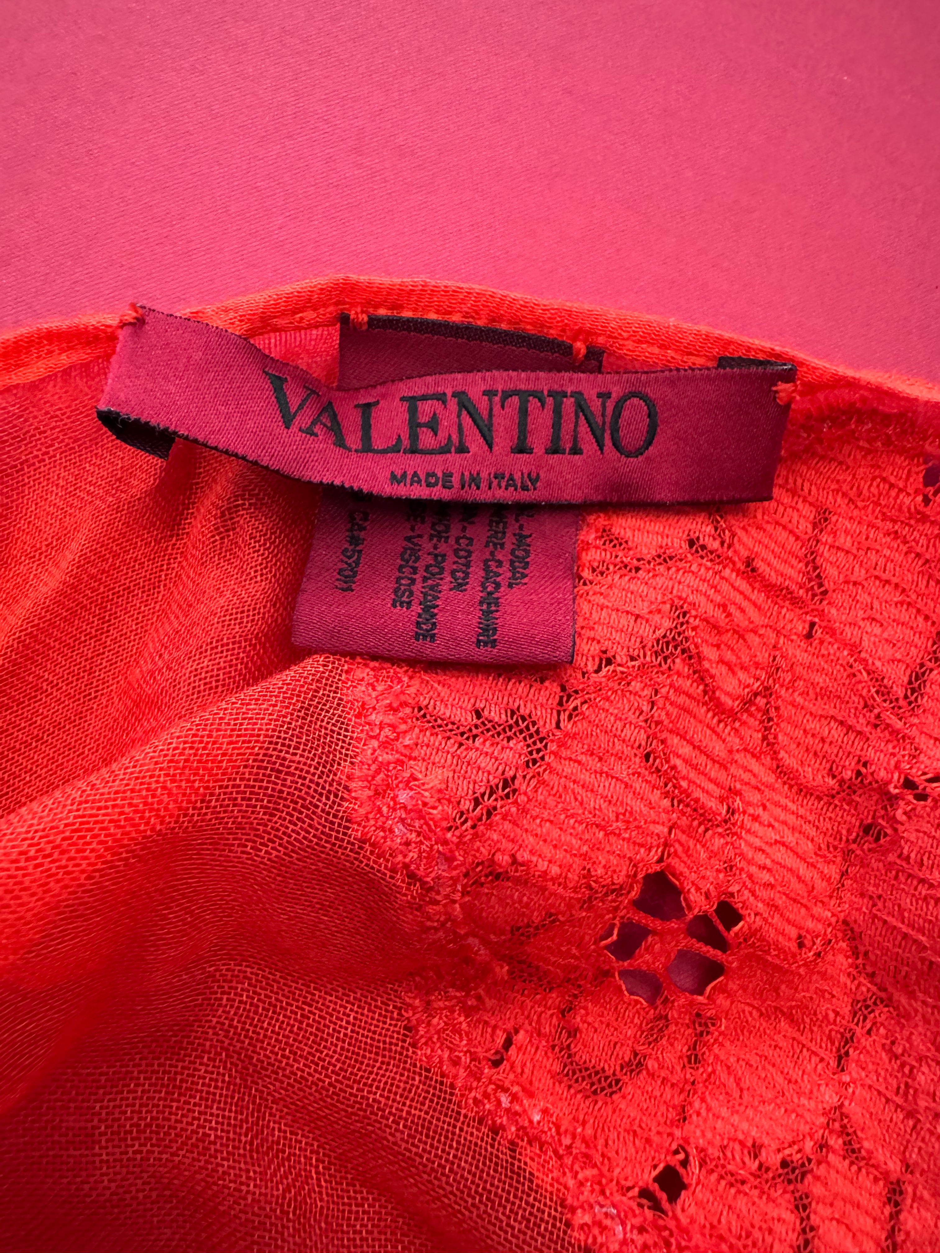 Valentino Cashmere Blend Lace Scarf