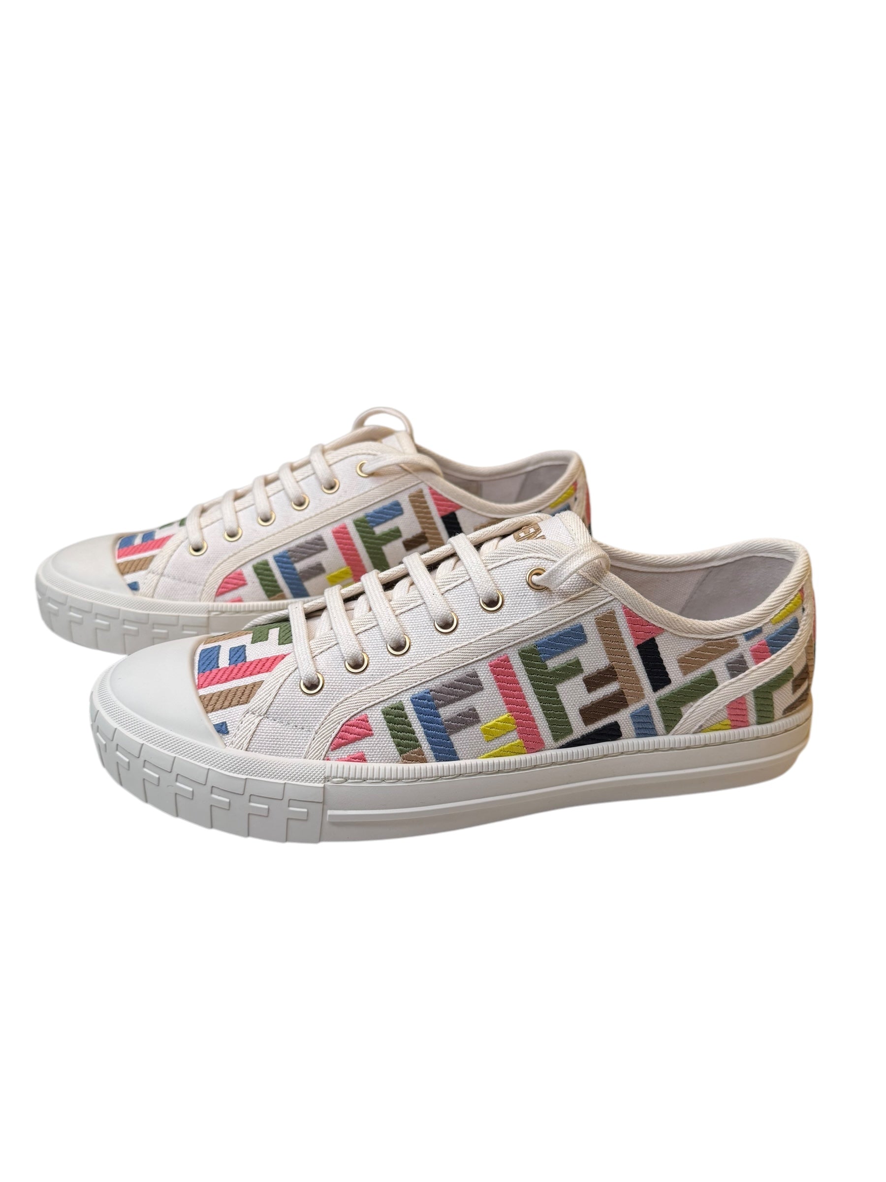 Fendi Domino Multicolor Sneaker (39.5/9.5)