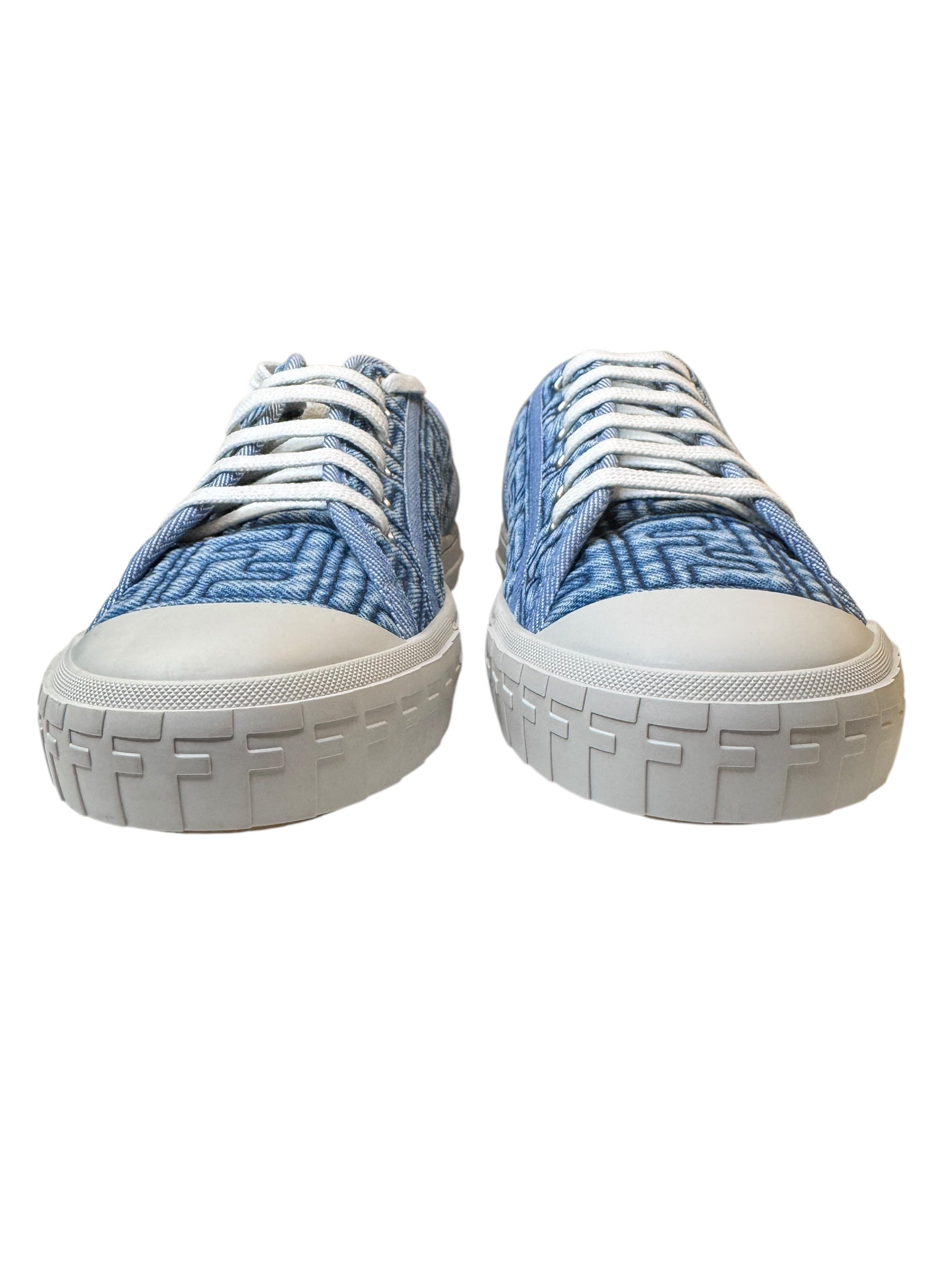 Fendi Domino Denim Sneakers (37.5/7.5)